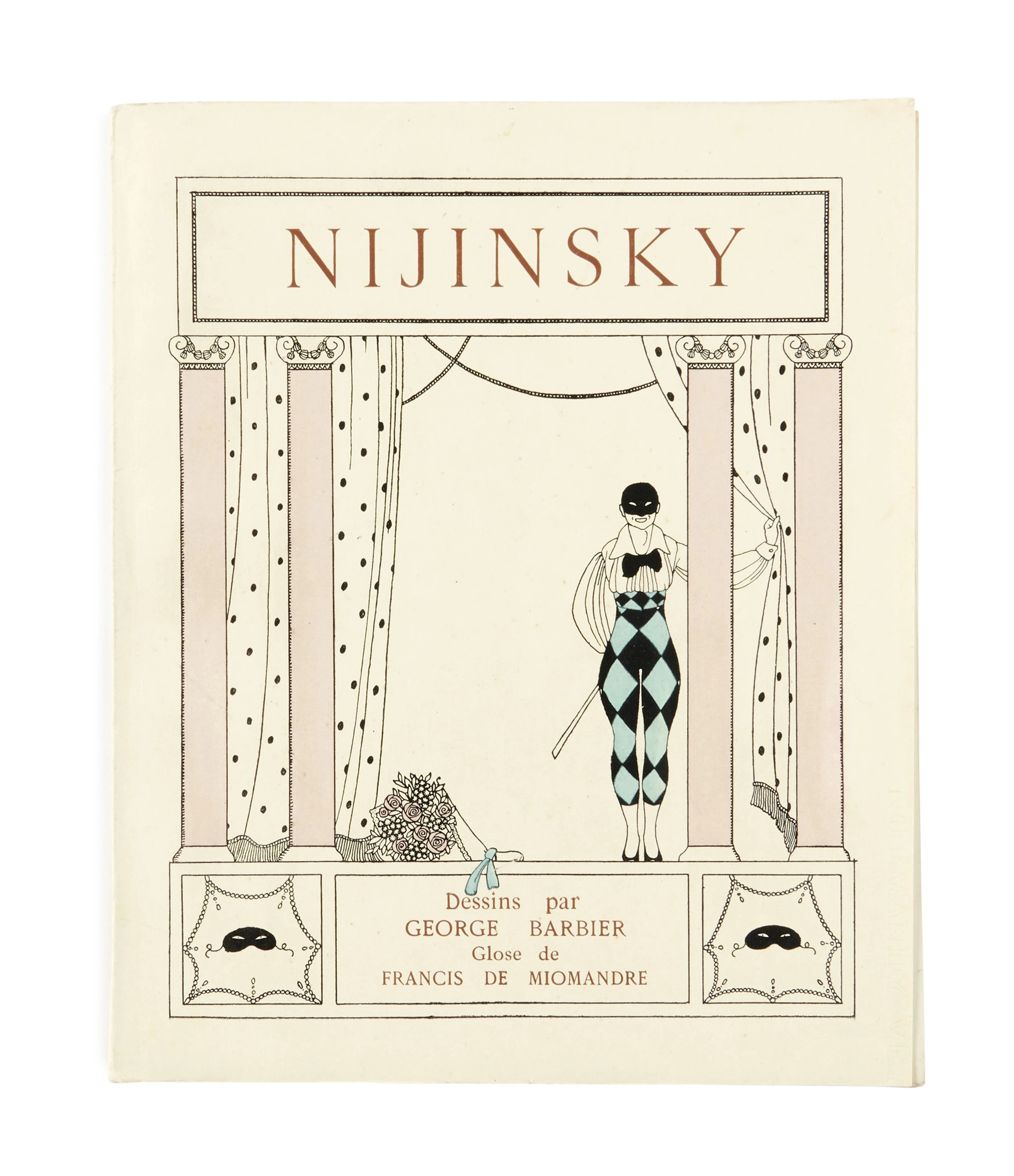 [BARBIER].- MIOMANDRE (Francis de) Dessins sur les danses de Vaslav Nijinsky
