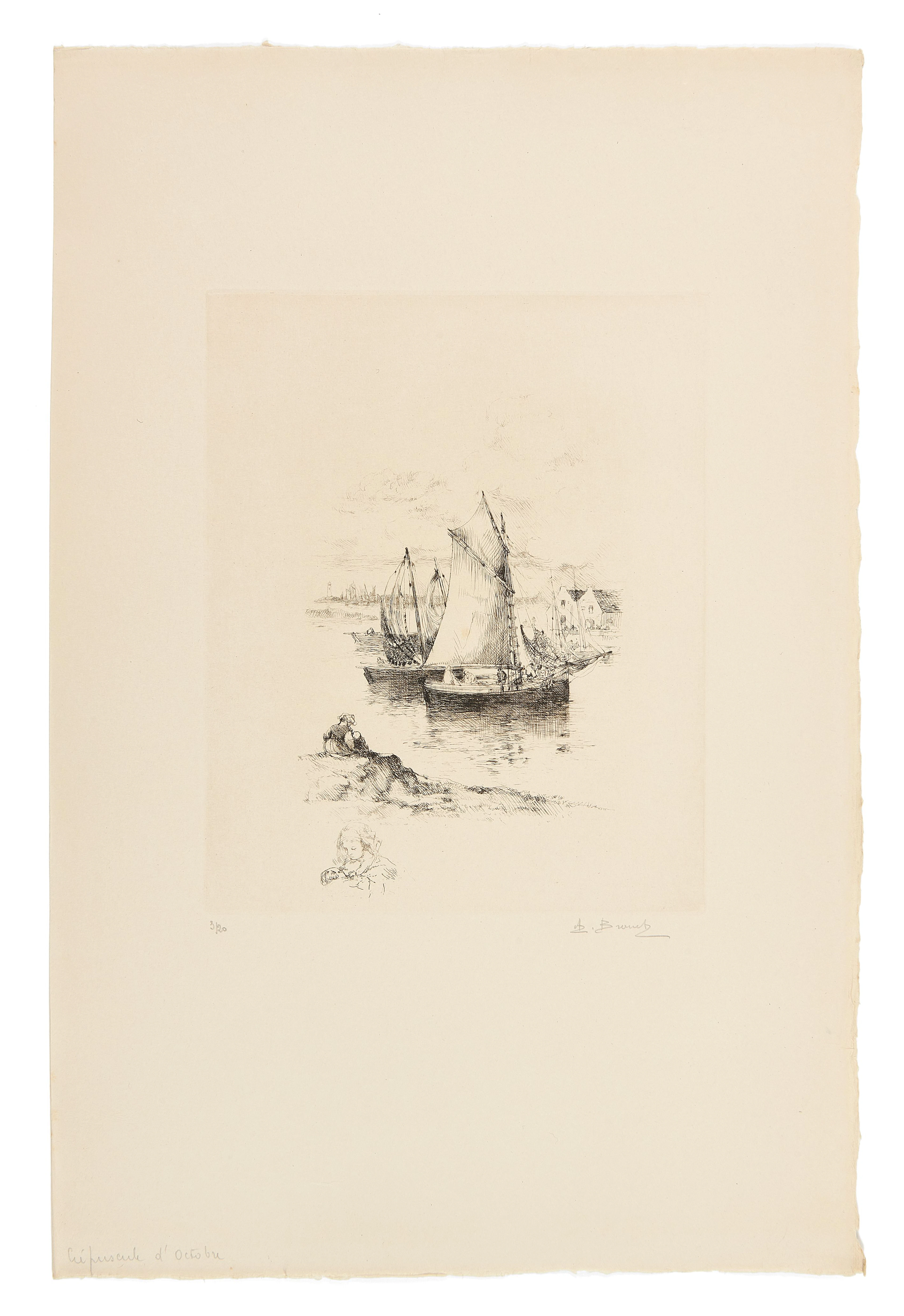 [BROUET].- SUARÈS (André) Le Livre de l’Émeraude. [1927].