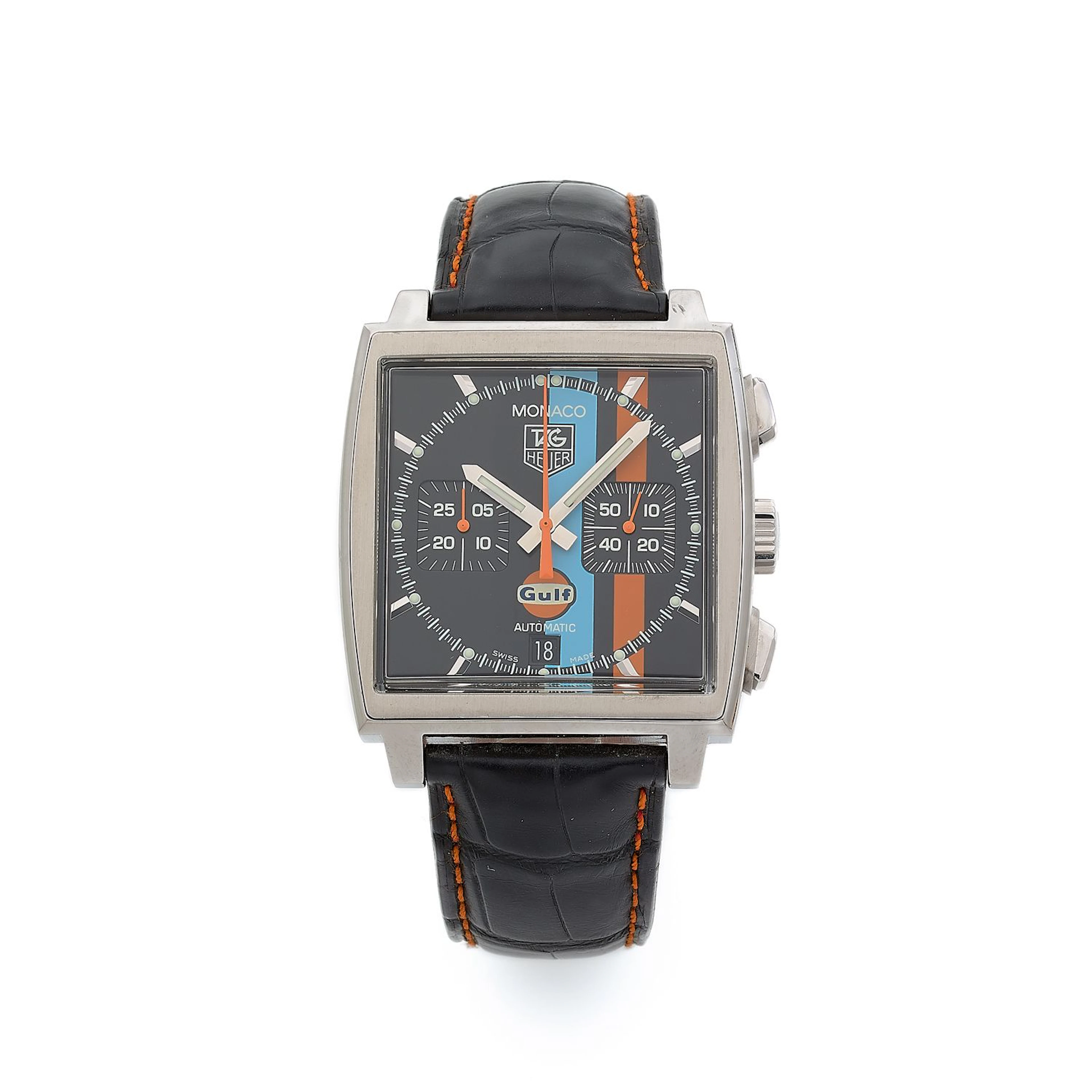 TAG HEUER MONACO VINTAGE GULF Réf. CW211A, ÉDITION LIMITEE à 4000 EX.
