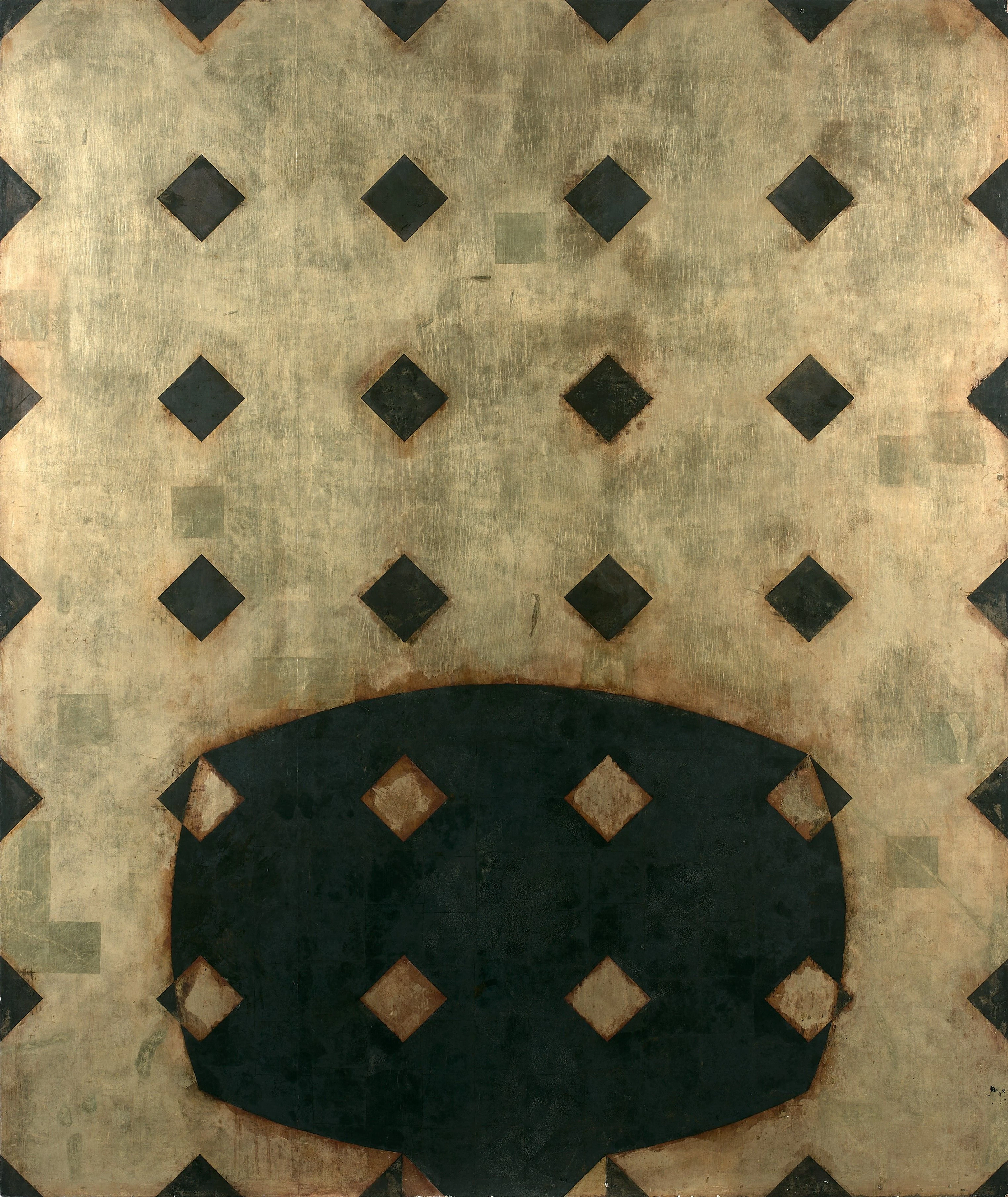 Ralph RUMNEY (1934 - 2002) Head on a floor - 1961...