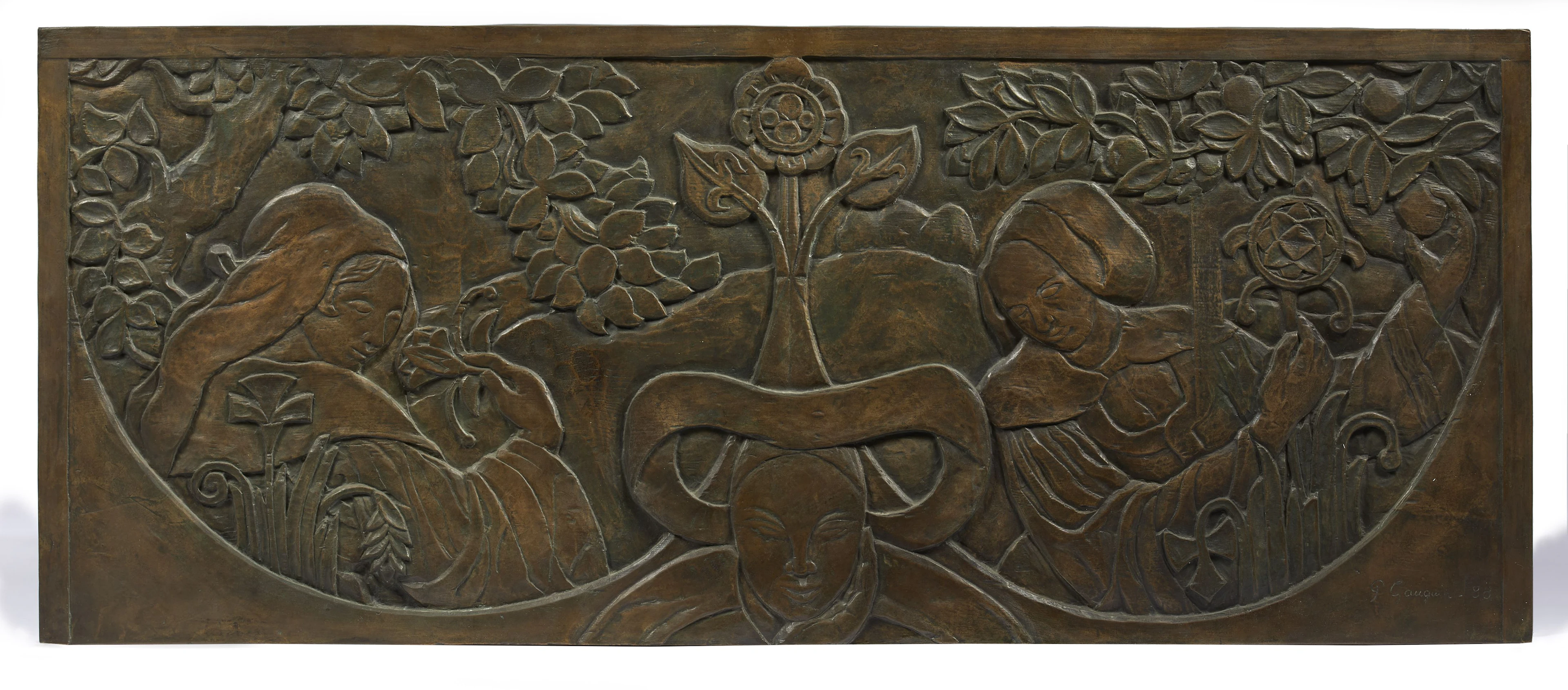 Paul GAUGUIN (d'après) 1848-1903 Bretonnes cueillant des...