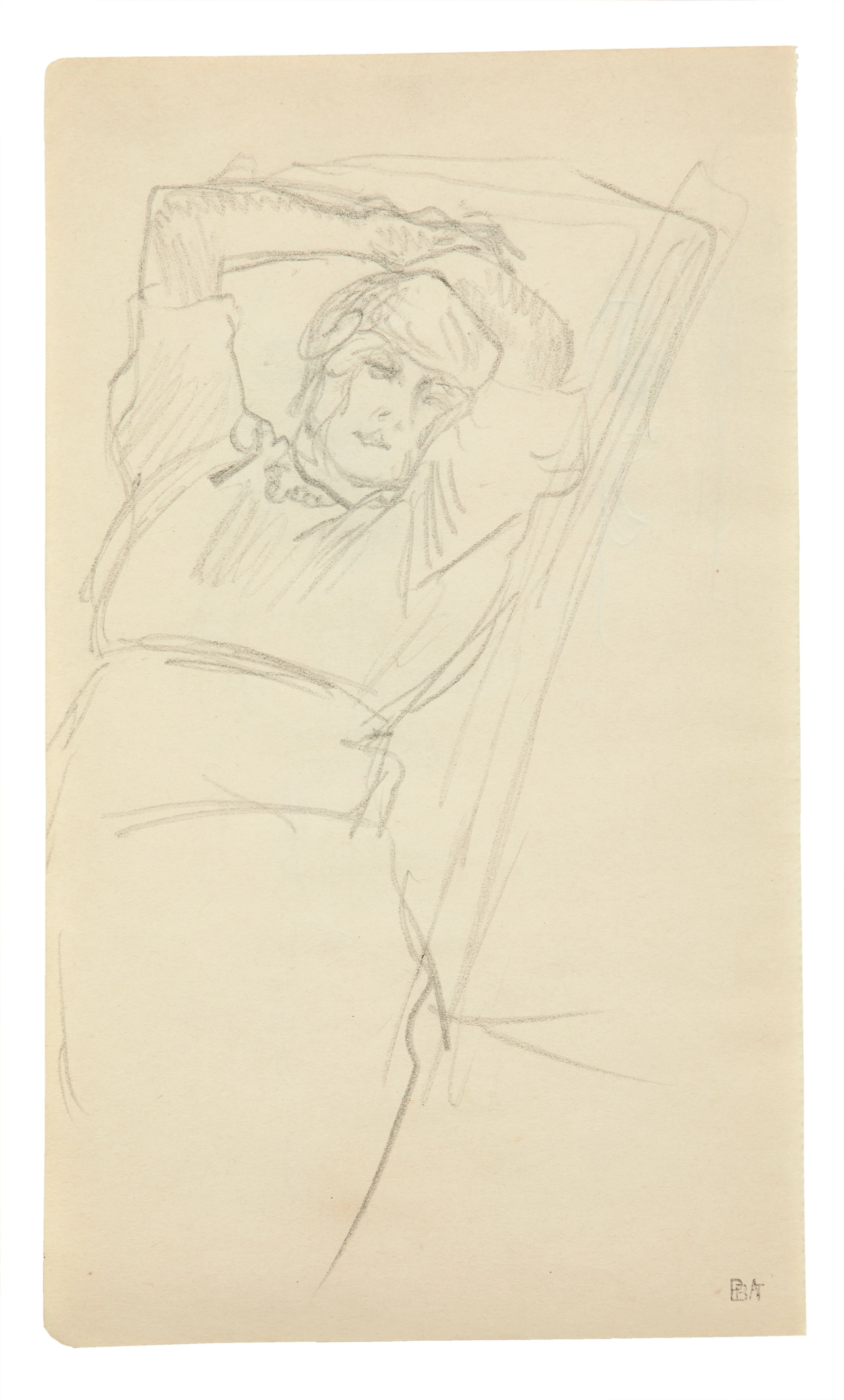 Pierre BONNARD 1867 - 1947 Femme à la chaise longue...