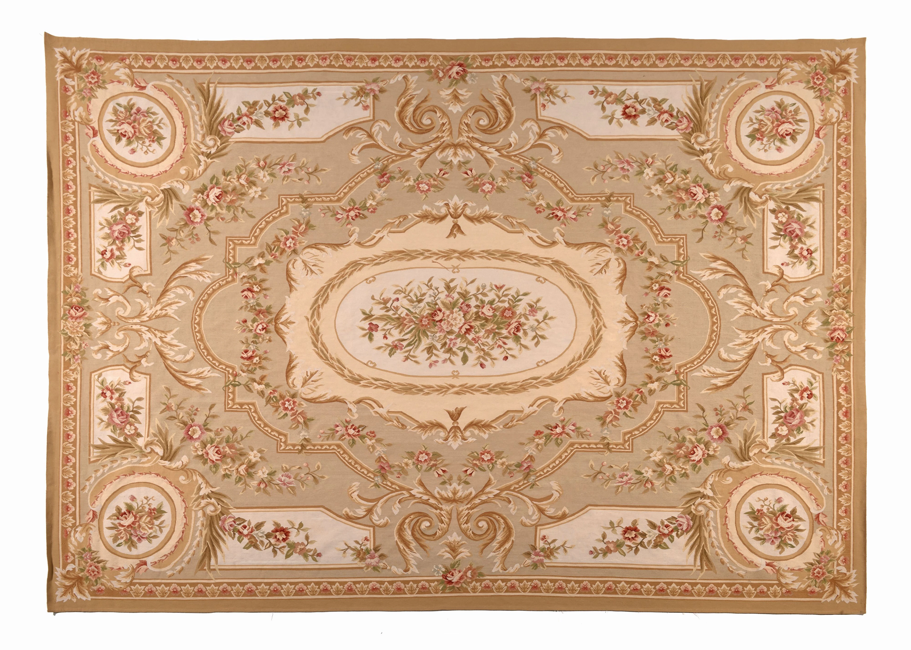 Tapis dans le goût d'Aubusson