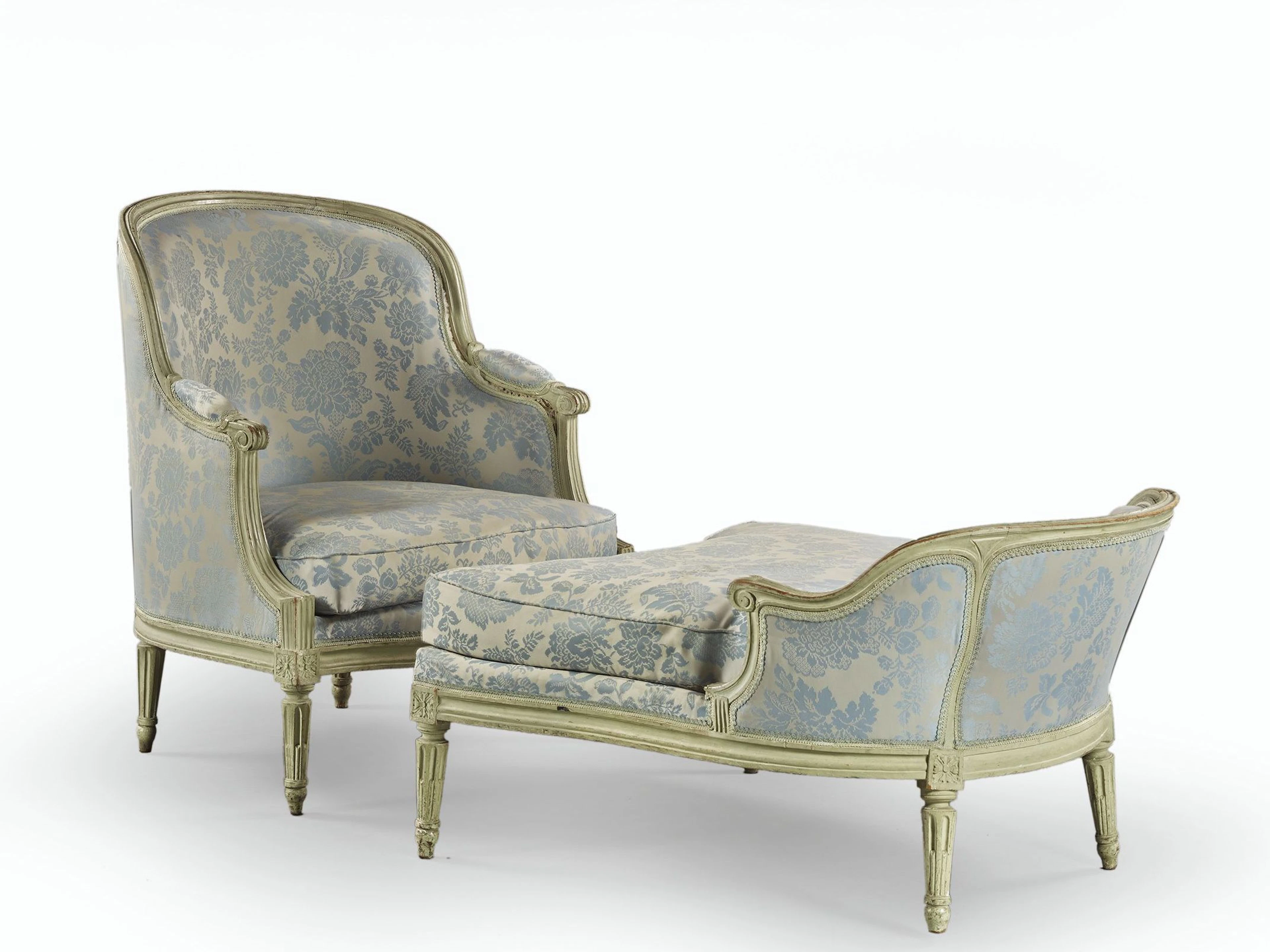 DUCHESSE BRISÉE D'ÉPOQUE LOUIS XVI Estampille de Louis-Charles Mutel