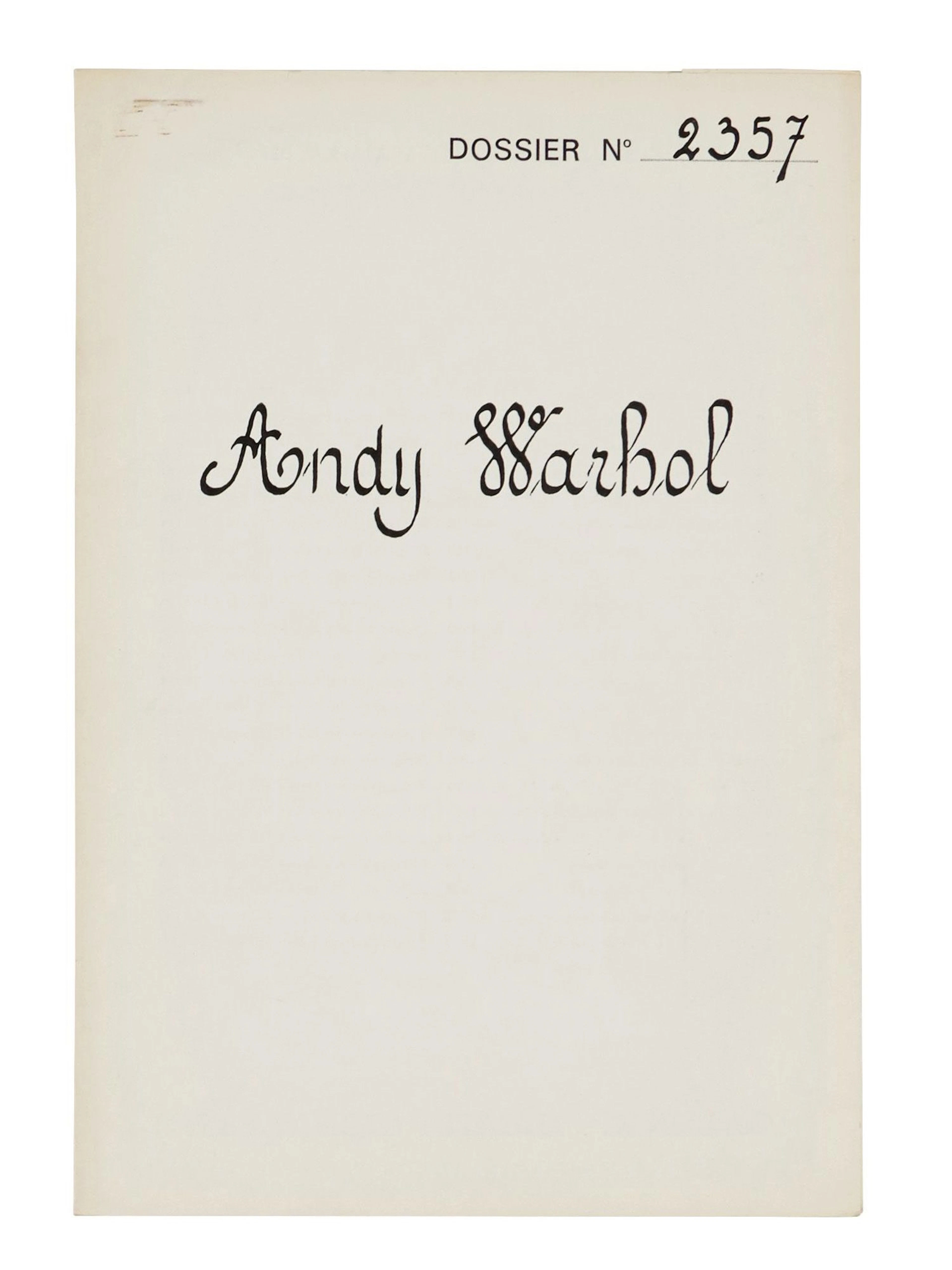 Andy WARHOL 1928 - 1987 The Thirteen Most Wanted Men