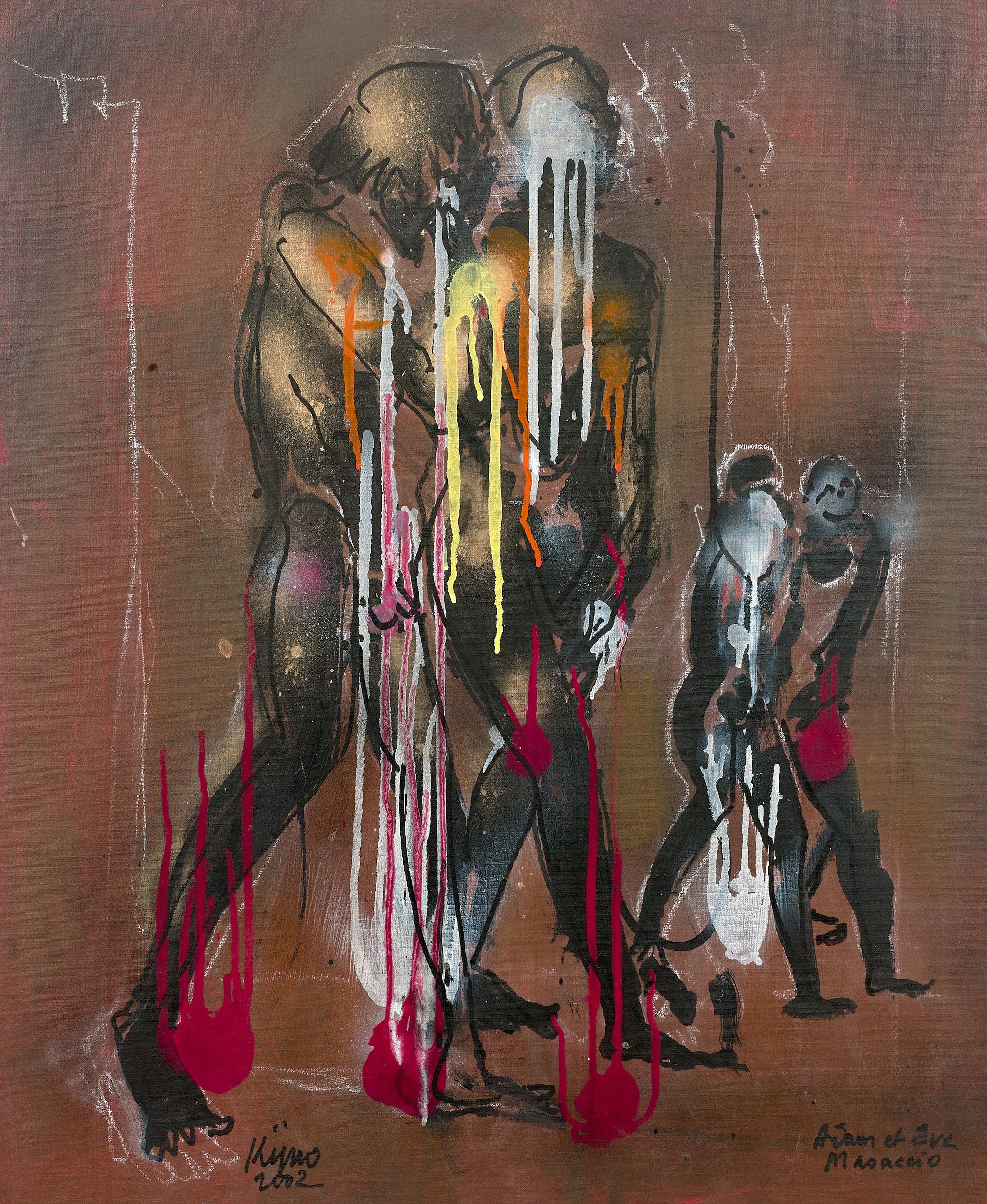 Ladislas KIJNO (1921 - 2012) Adam et Eve