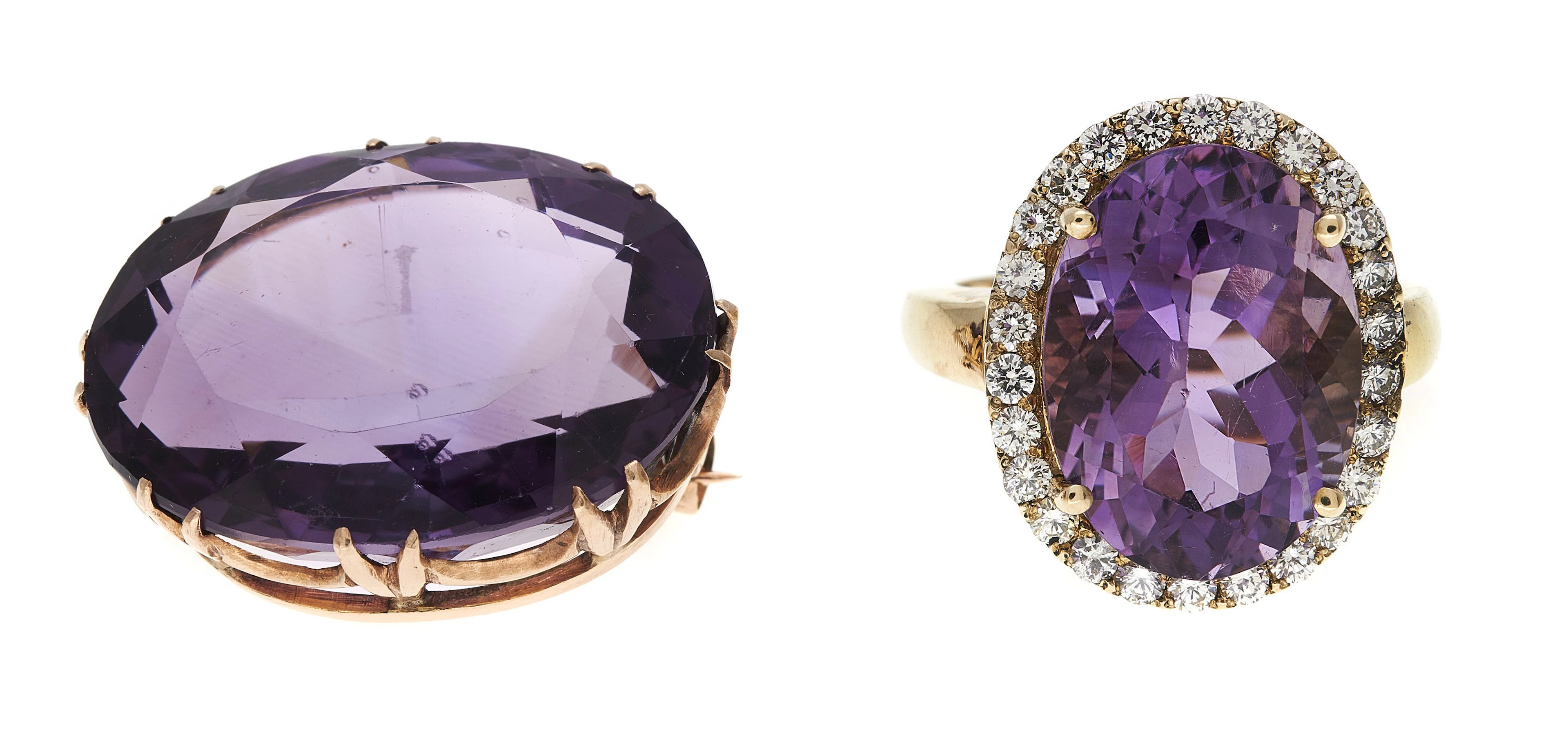 Broche et bague