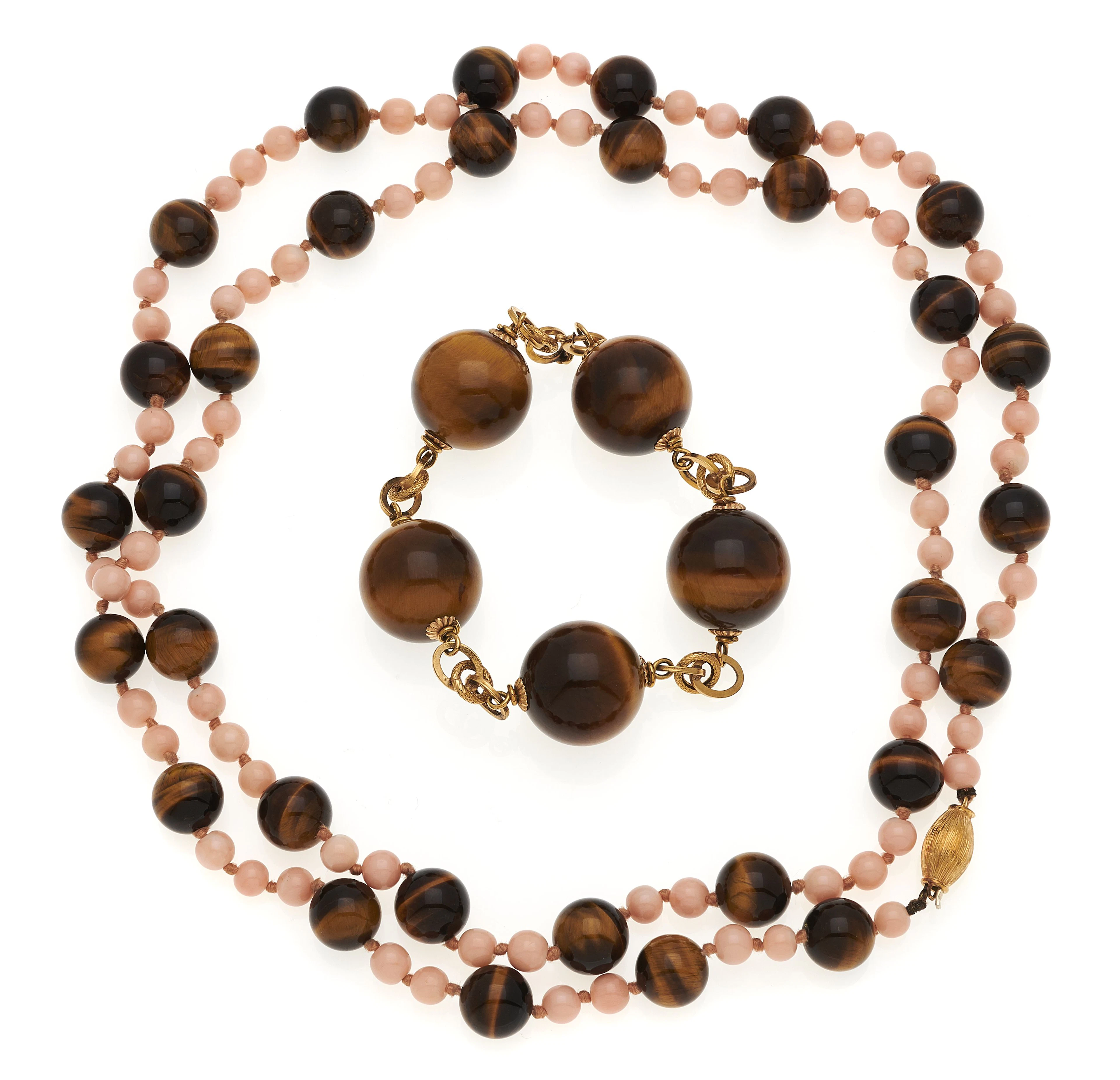 Bracelet et sautoir