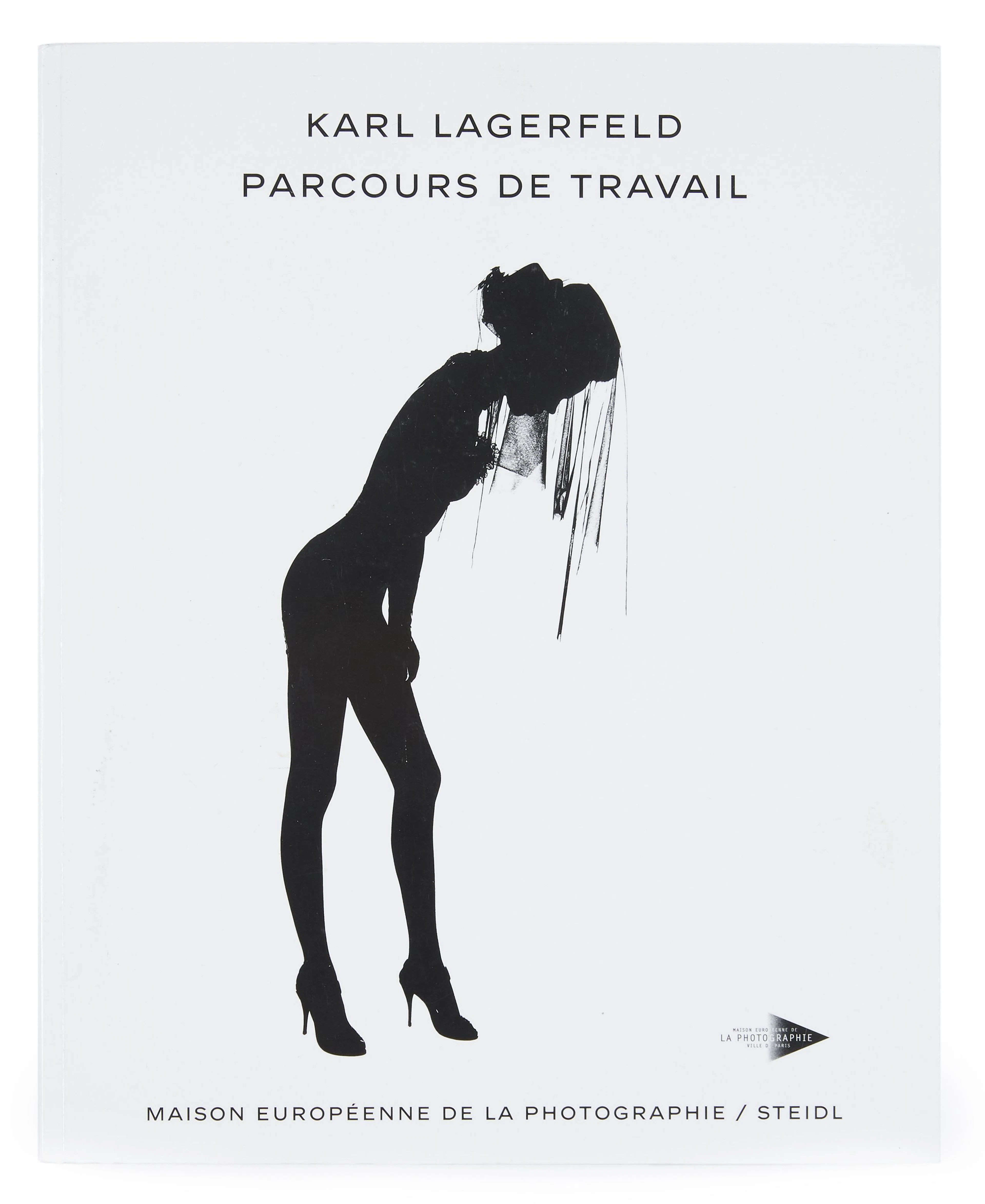 Lot de trois livres : "Karl Lagerfeld