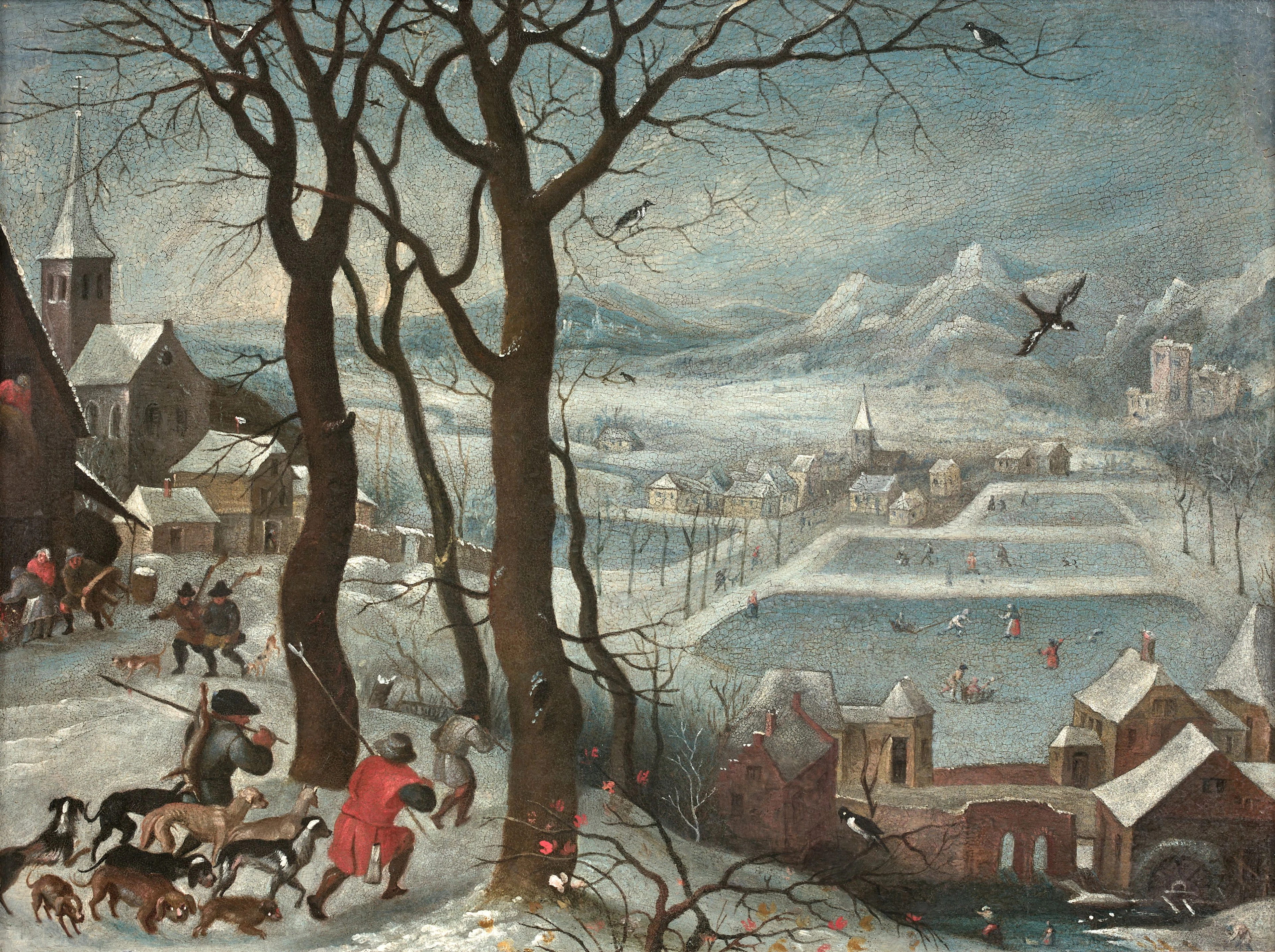 Ecole flamande du XVIIIe siècle D'après Pieter Brueghel...