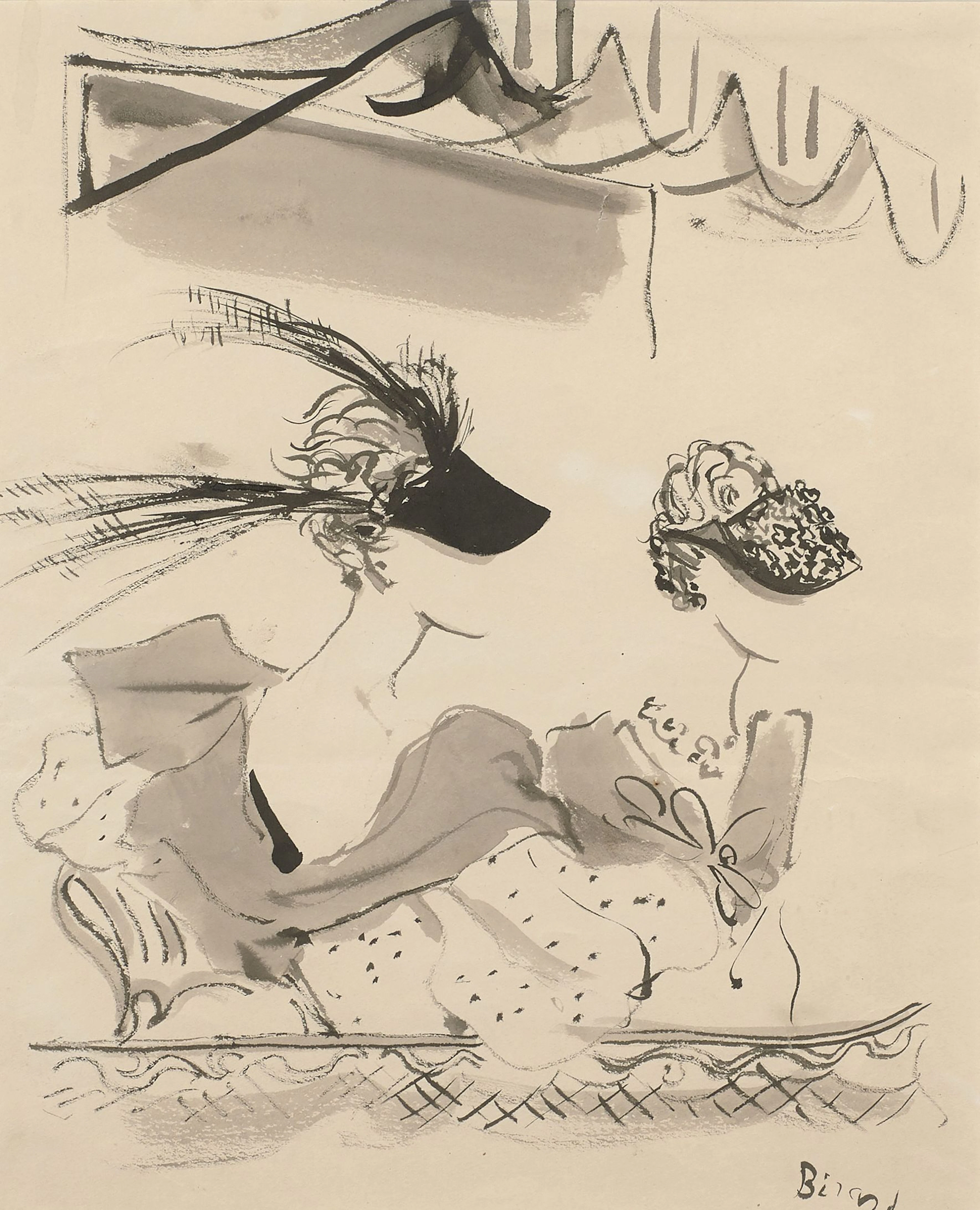Christian BÉRARD 1902-1949 Chapeaux de Caroline Reboux