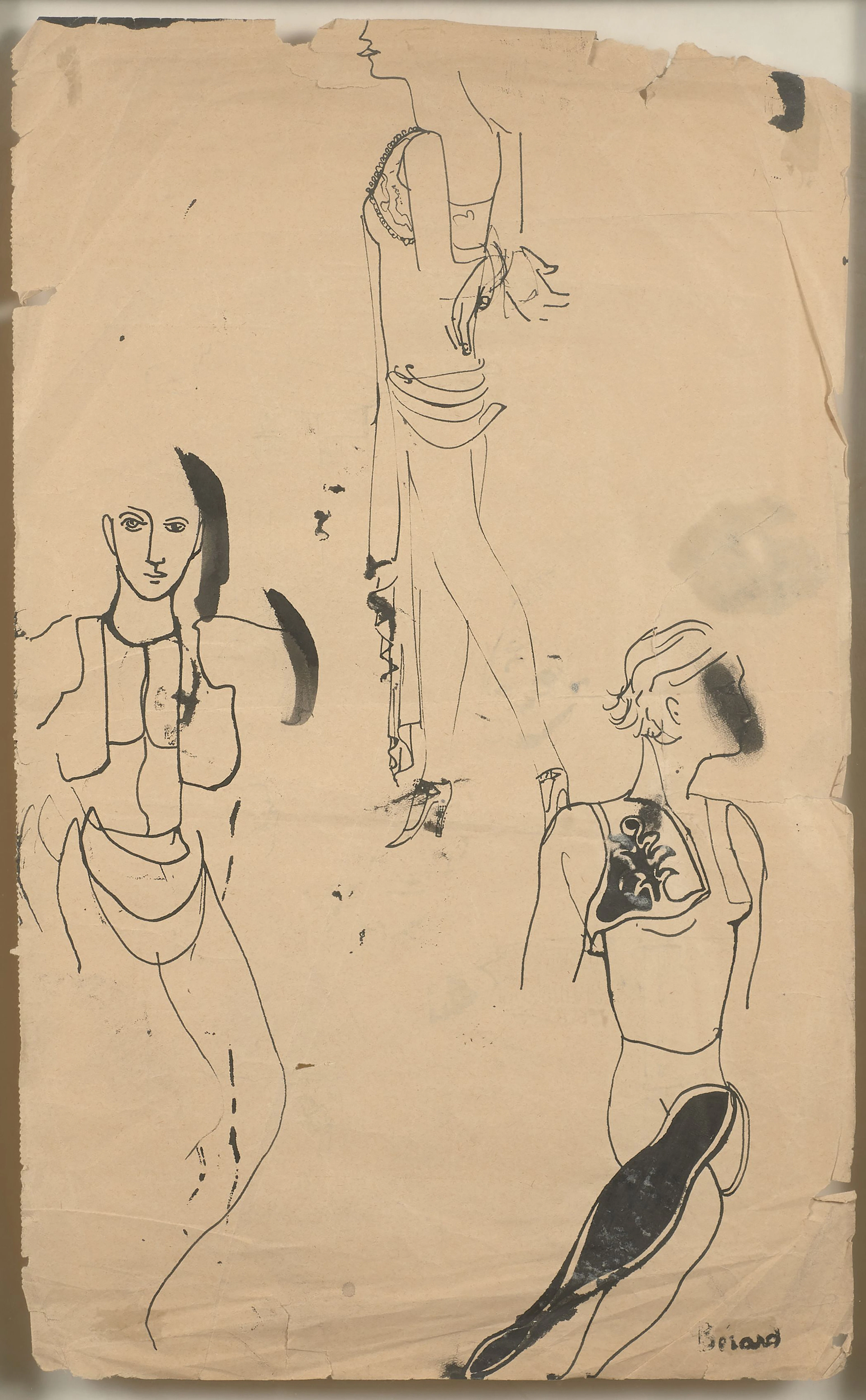 Christian BÉRARD 1902-1949 Trois études de costume