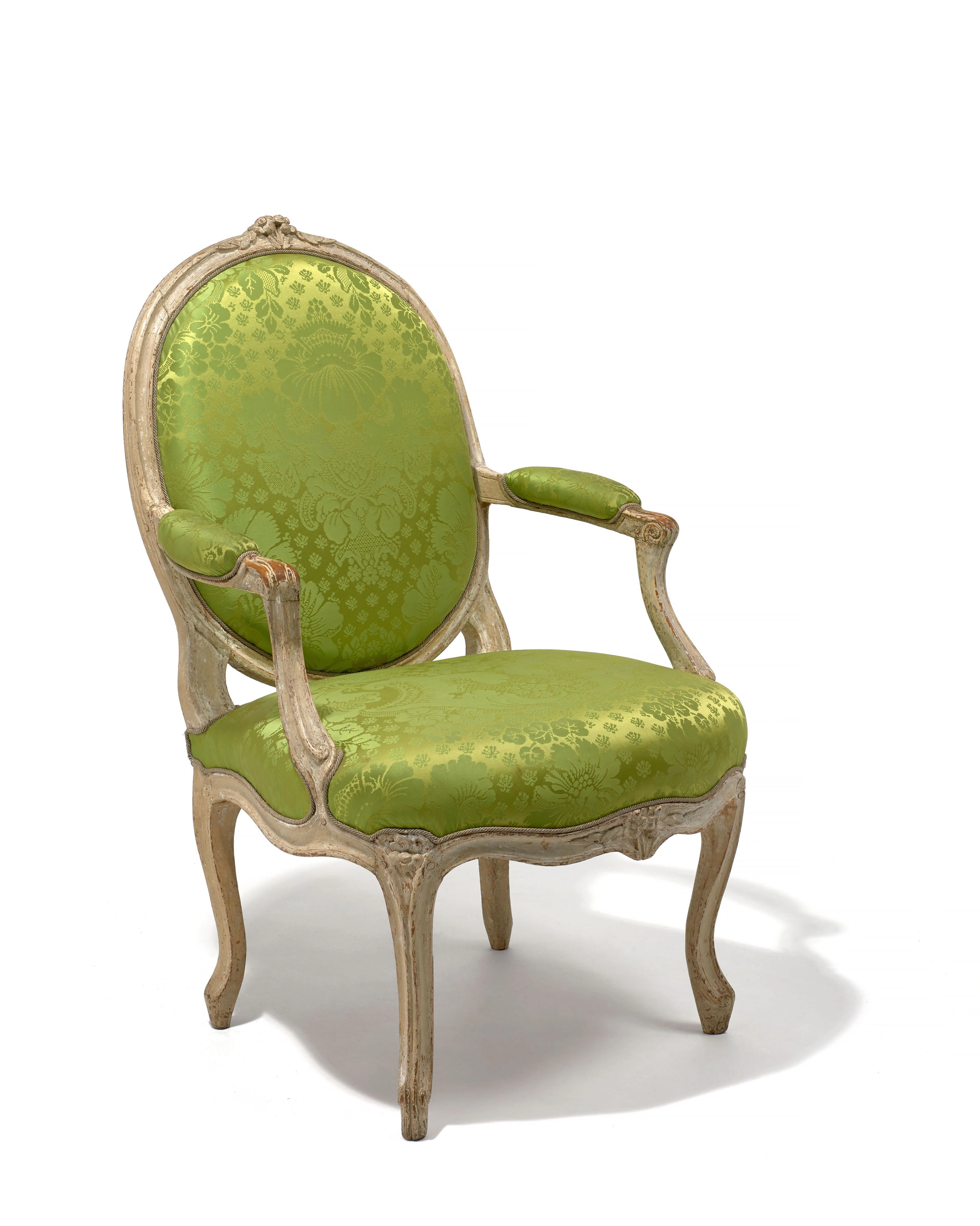 FAUTEUIL D'ÉPOQUE TRANSITION Estampillé N. BLANCHARD