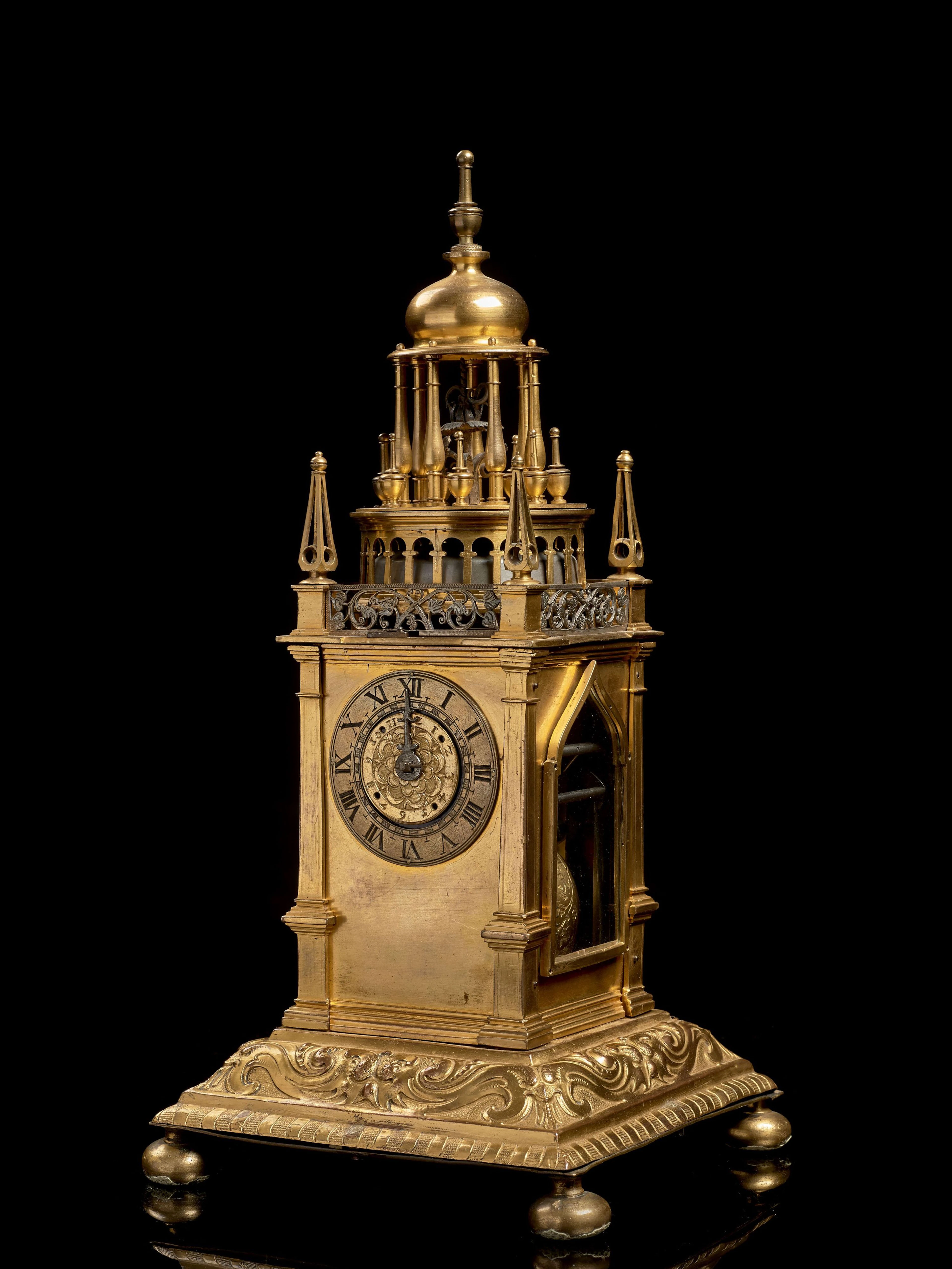 HORLOGE DE TABLE DITE " TÜRMECHENUHR " Travail en partie de la Renaissance
