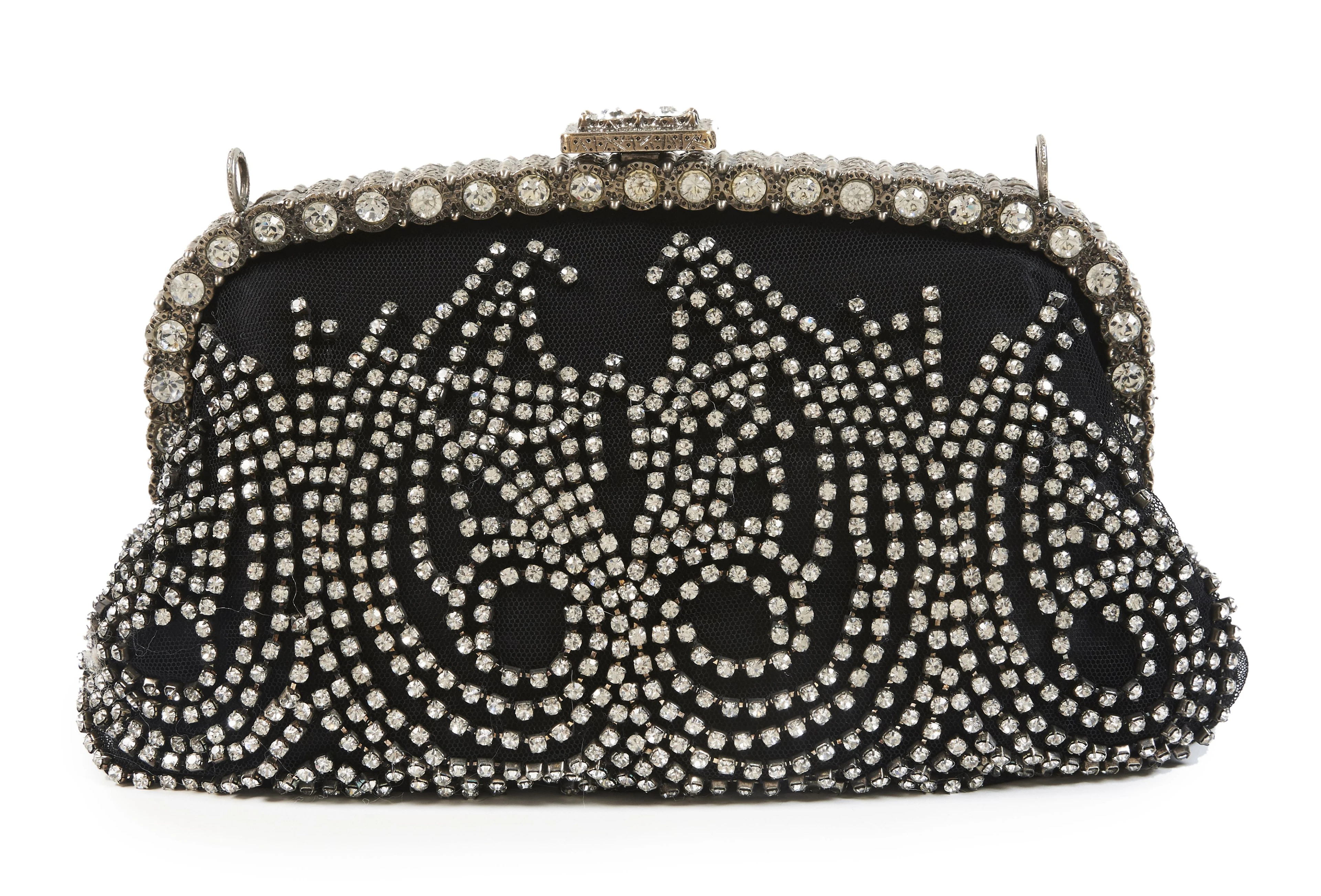 VALENTINO SAC DU SOIR noir strassé