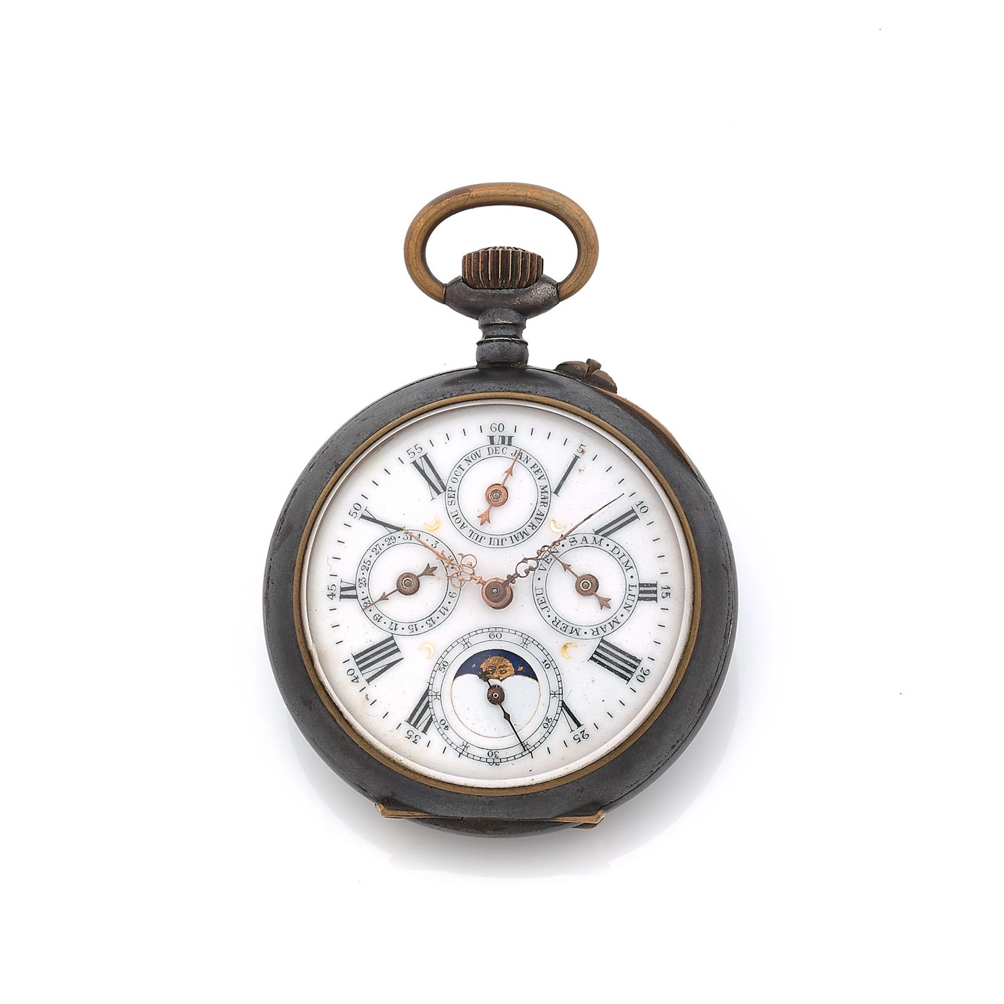 MONTRE REGULATEUR CHEMIN DE FER N° 78785 Vers 1900