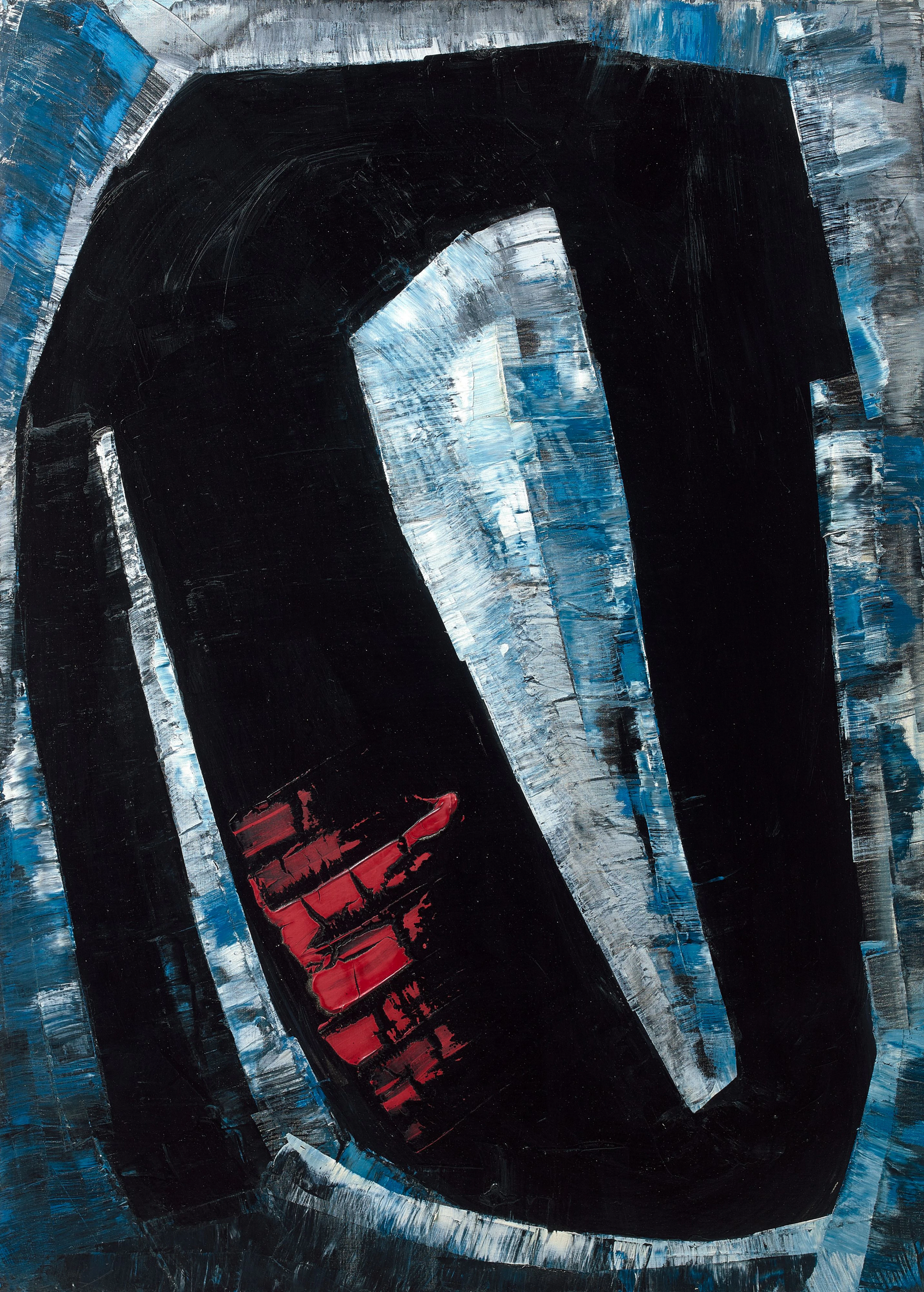 André BLOC (1896 - 1966) Interrogation - 1959 Huile sur toile