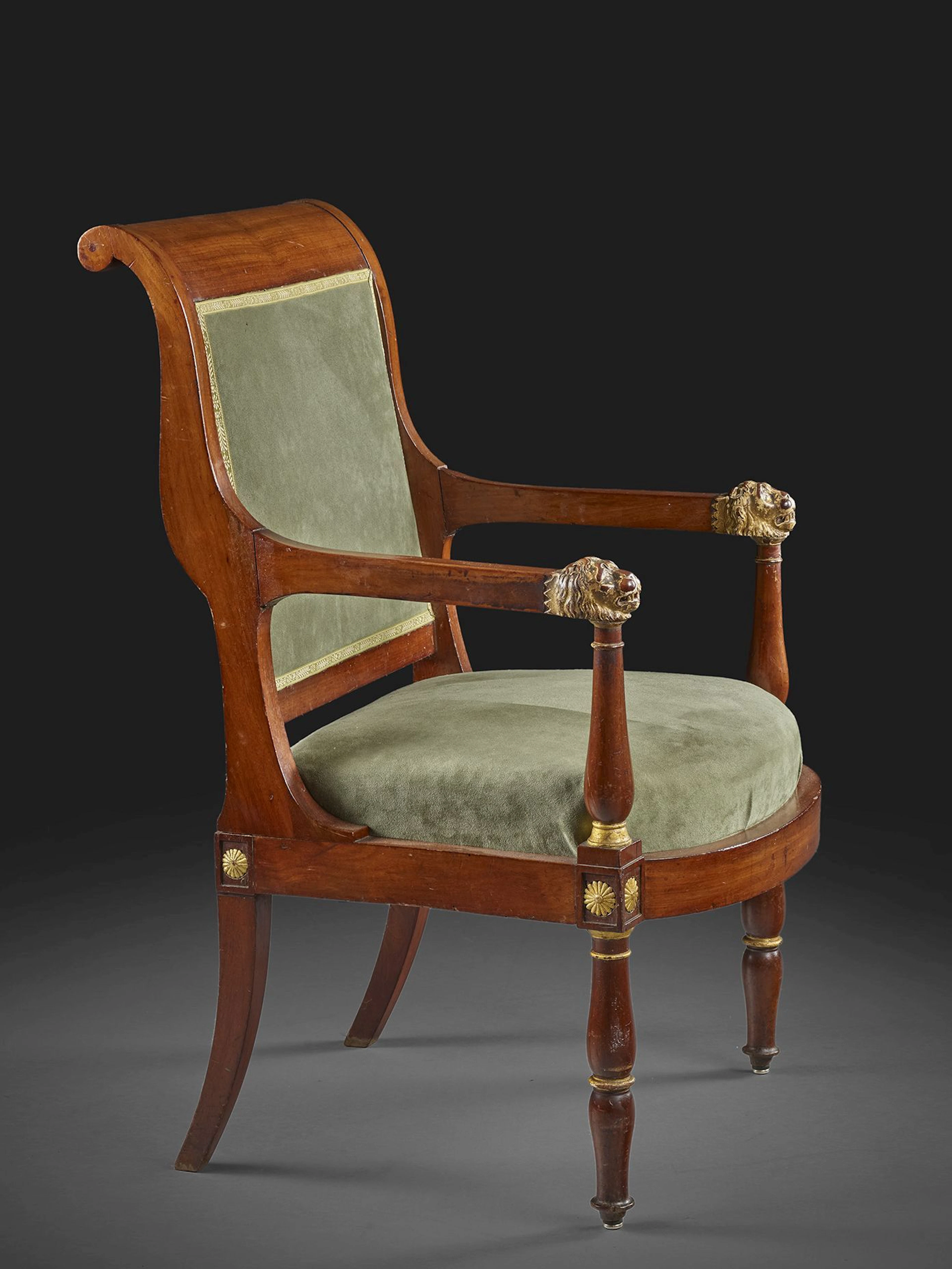 FAUTEUIL D'ÉPOQUE CONSULAT Dans le goût de Jacob Frères