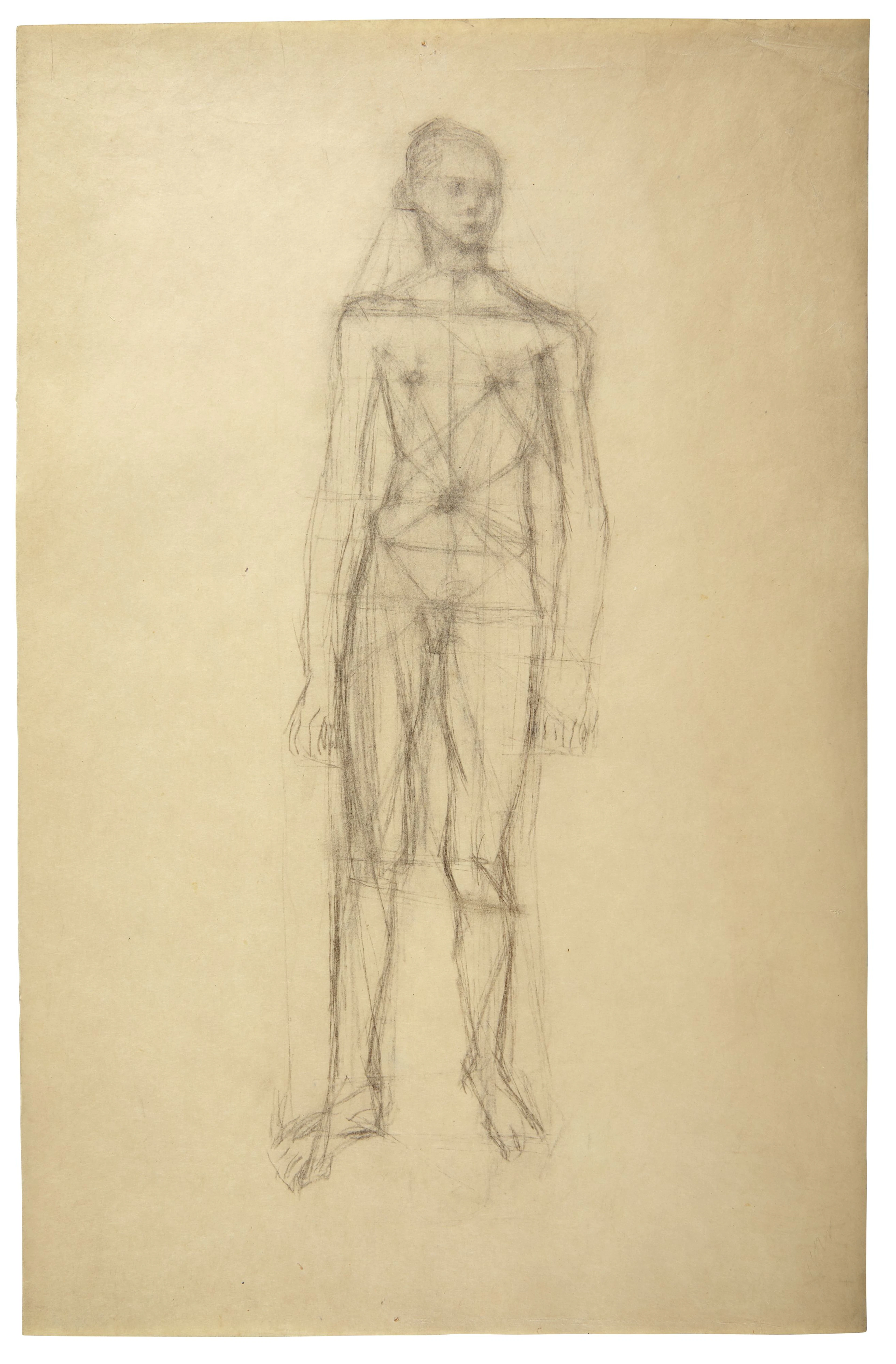 Germaine RICHIER 1902- 1959 Sans titre (Jeune homme nu...