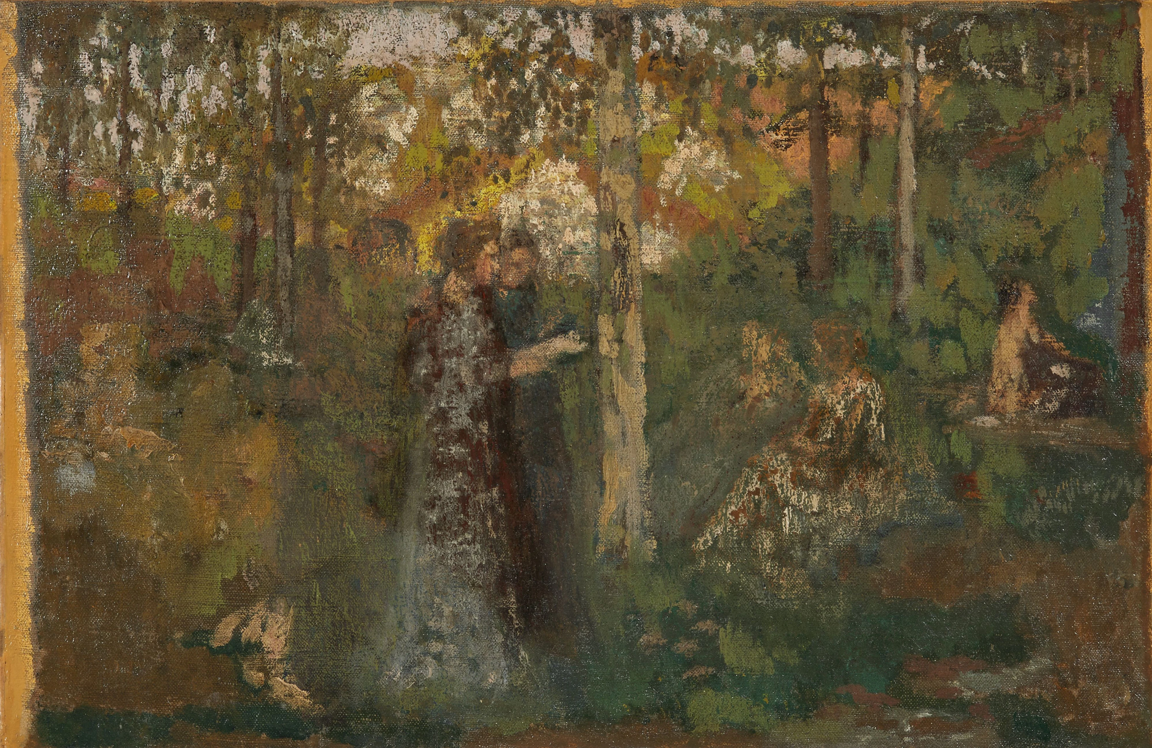 Ker-Xavier ROUSSEL 1867 - 1944 Jeunes femmes dans un sous...