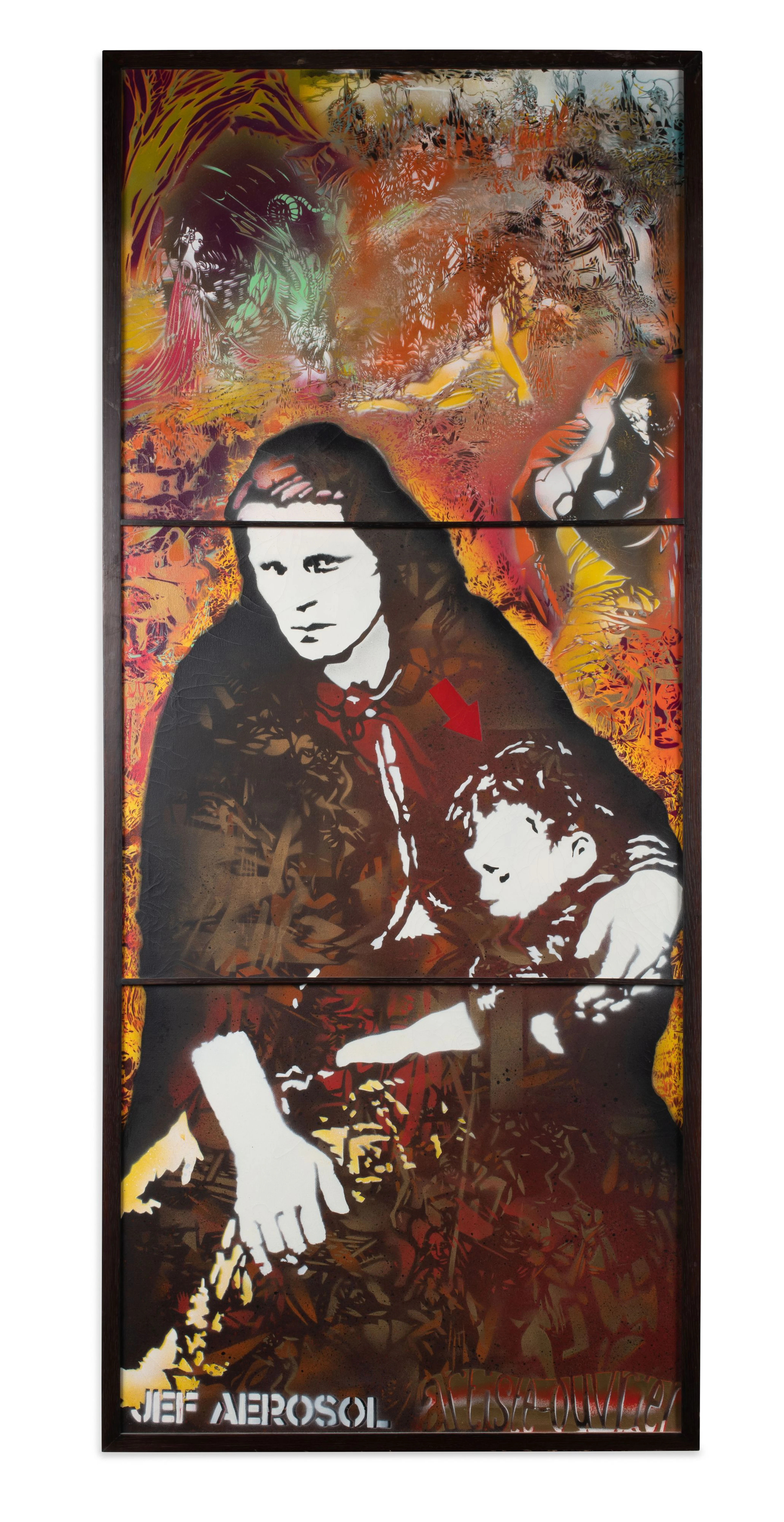 JEF AEROSOL et ARTISTE OUVRIER (Français - Né en 1957)...