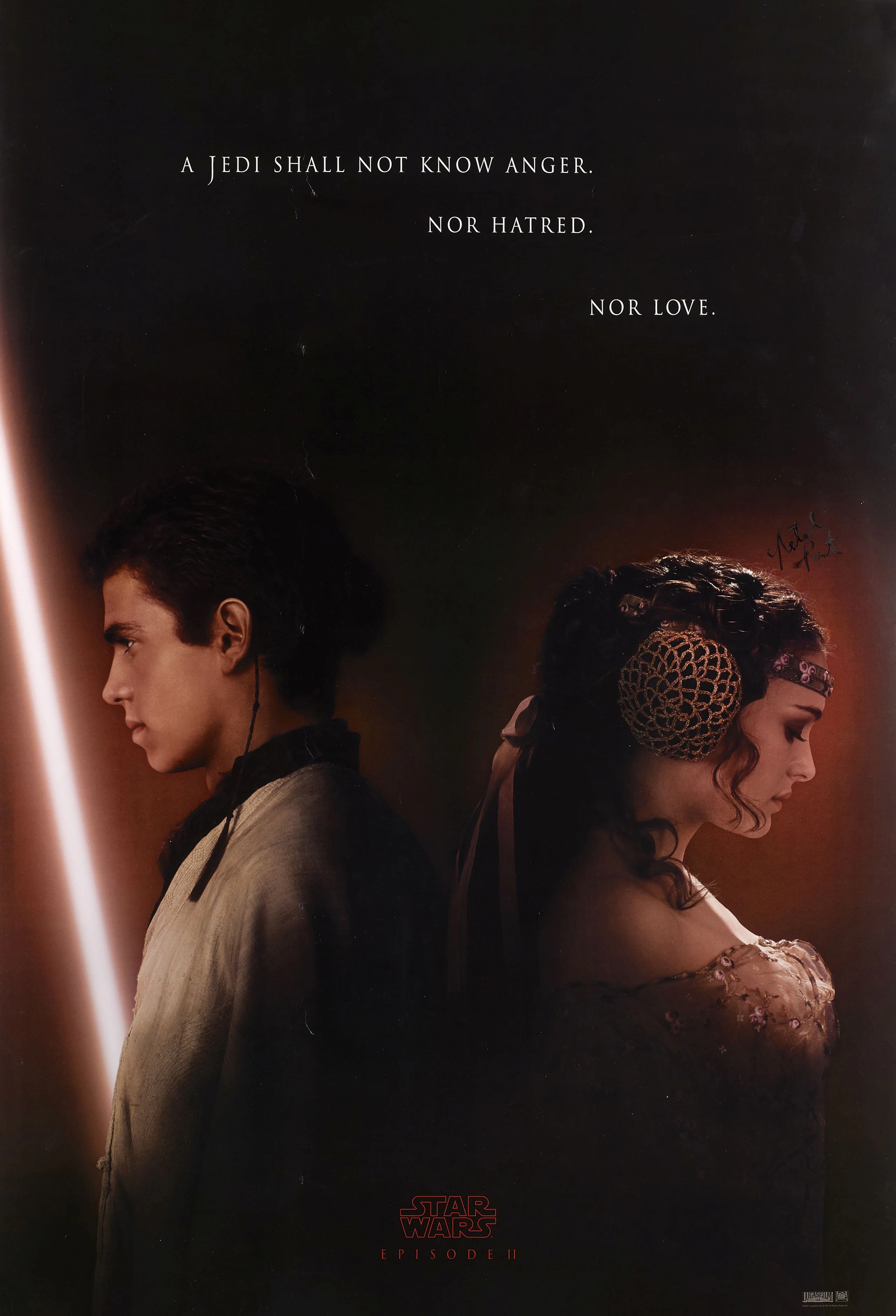 Ensemble de trois posters réversibles de Star Wars...