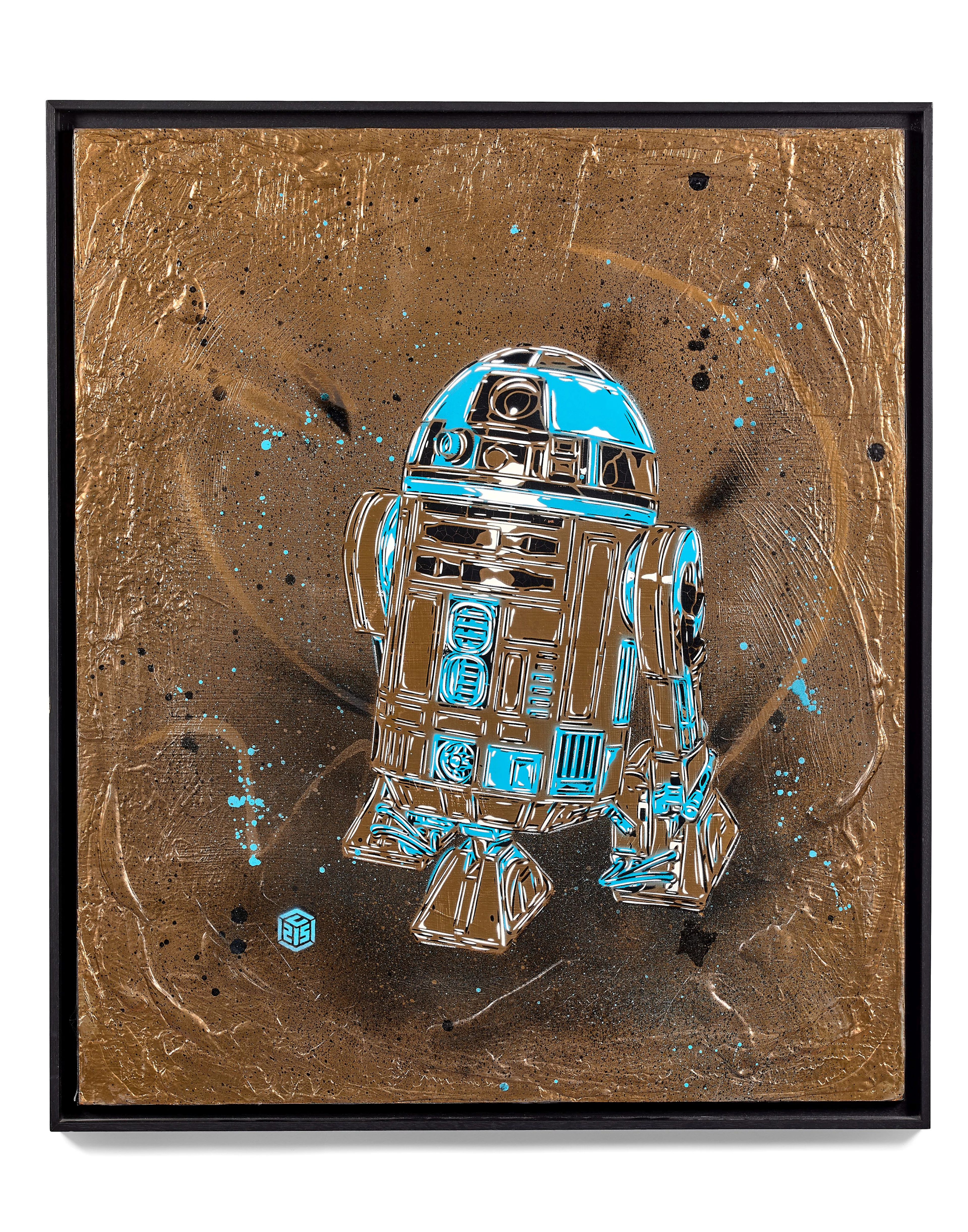 C215 (Français - Né en 1973) R2D2 - 2016 Pochoir