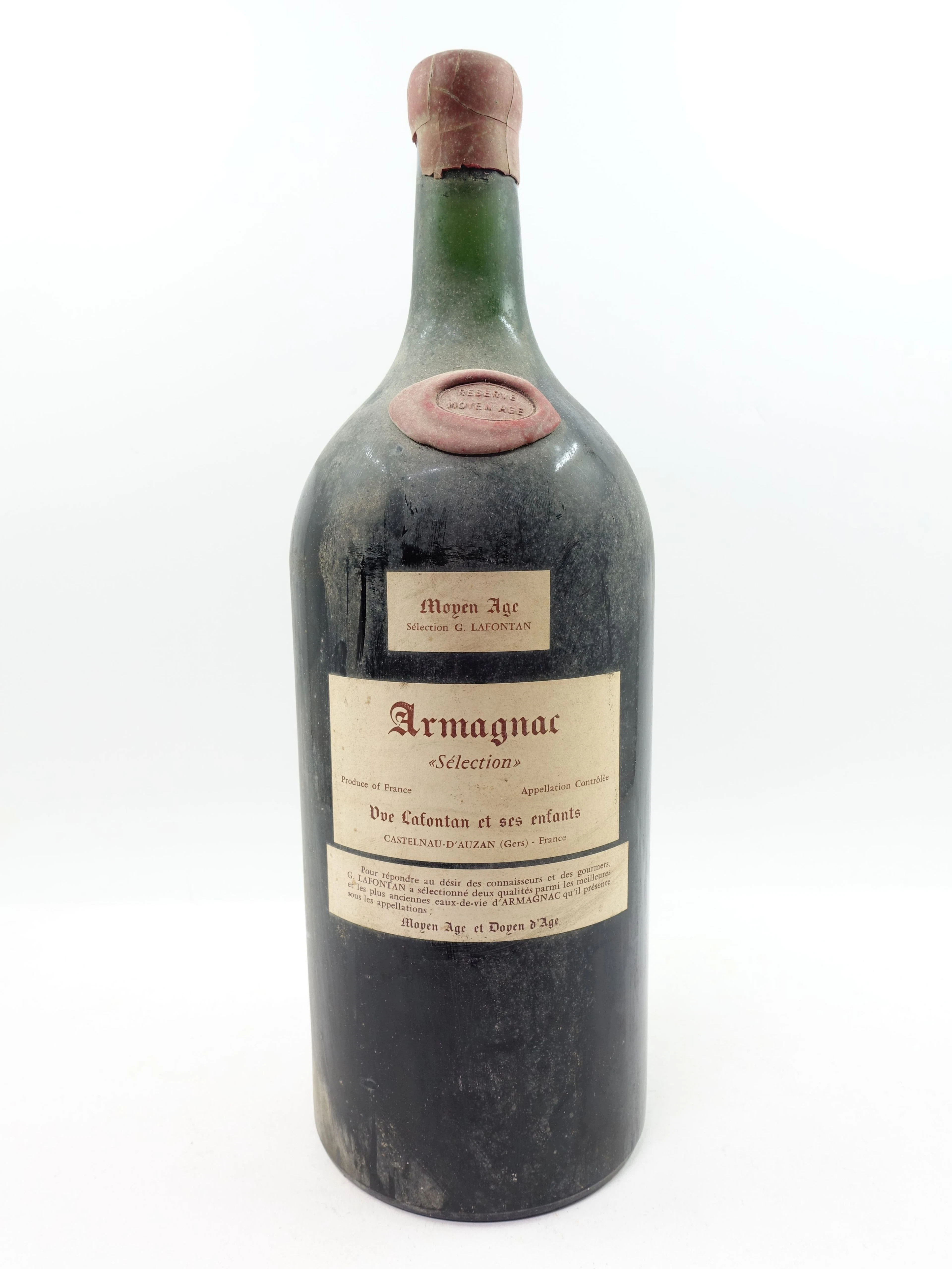 1 pot ARMAGNAC LAFONTAN Réserve Moyen Age (base goulot