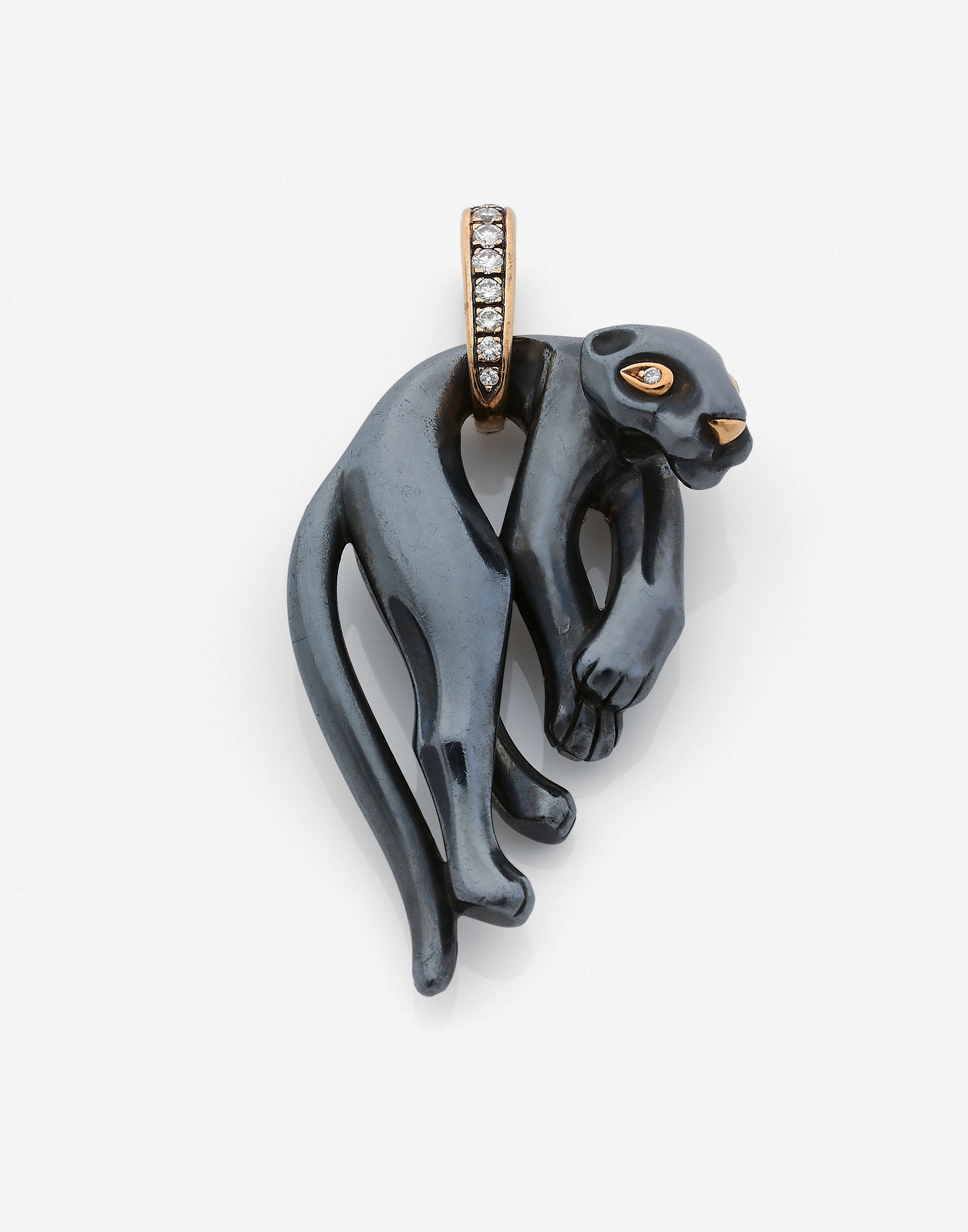 CARTIER Pendentif "Panthère molle"