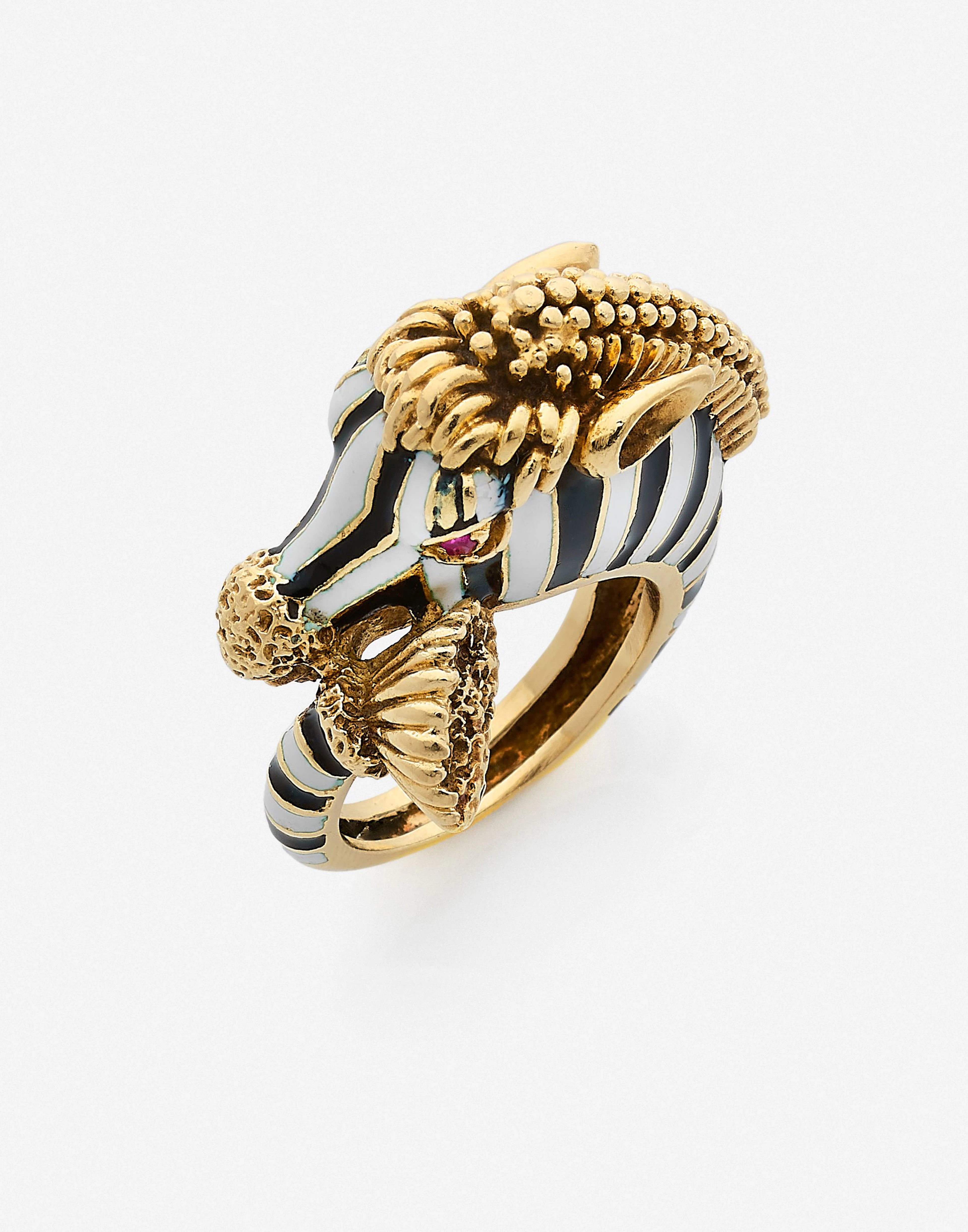 FRASCAROLO Bague zèbre