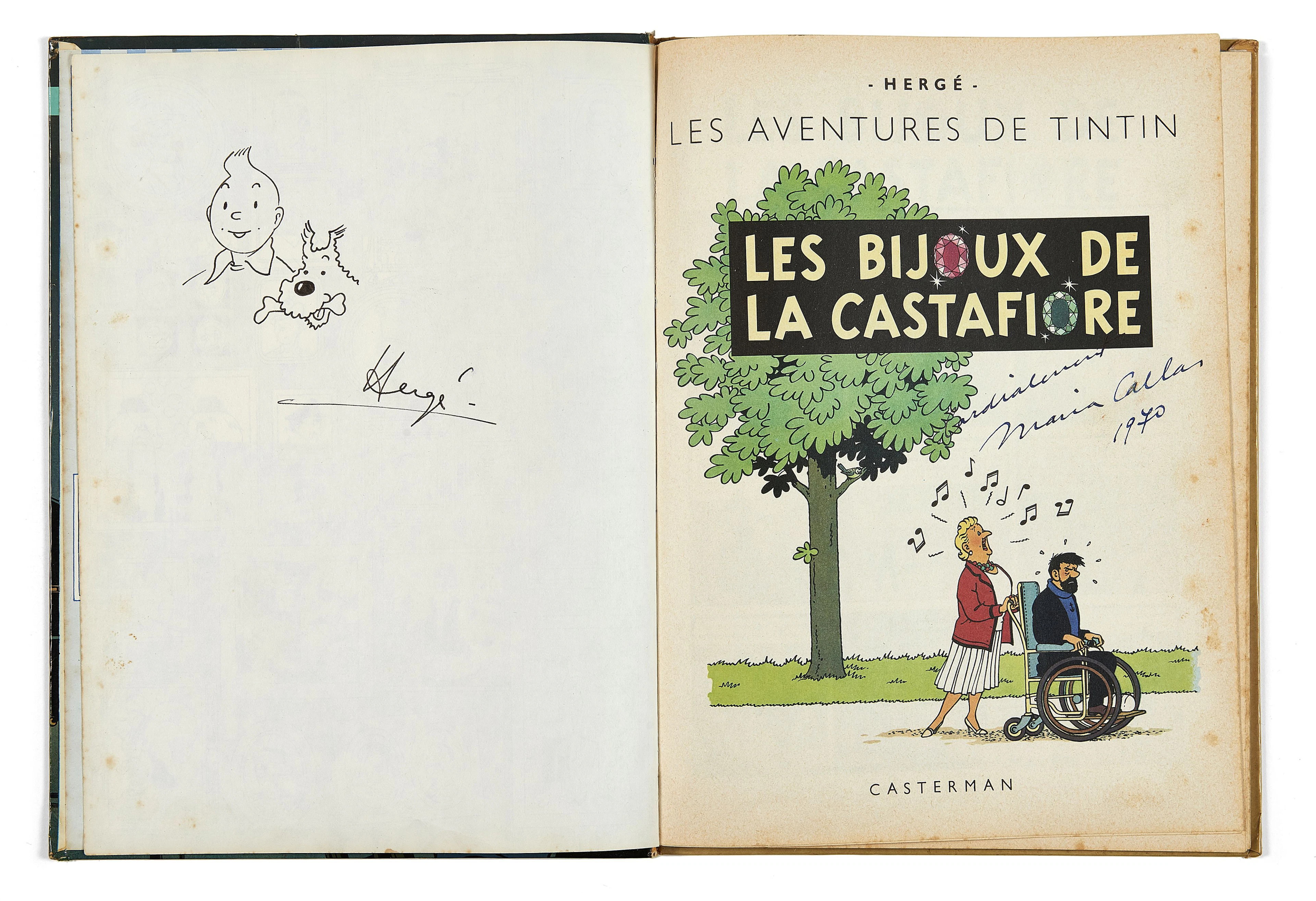 TINTIN N°21 Les Bijoux de la Castafiore - Maria Callas Casterman