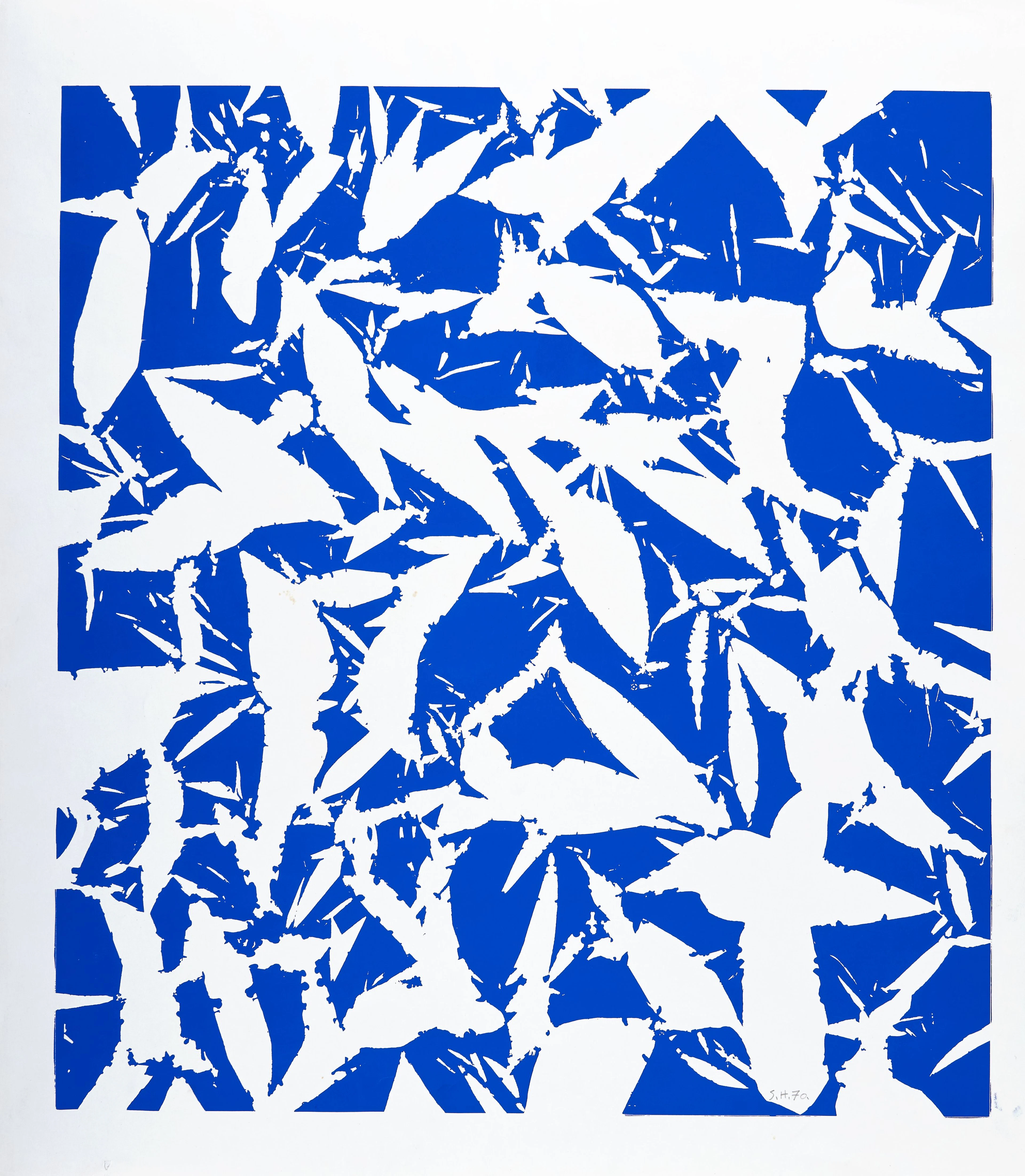 Simon HANTAÏ (1922 - 2008) Sans titre - 1970 Sérigraphie en couleurs