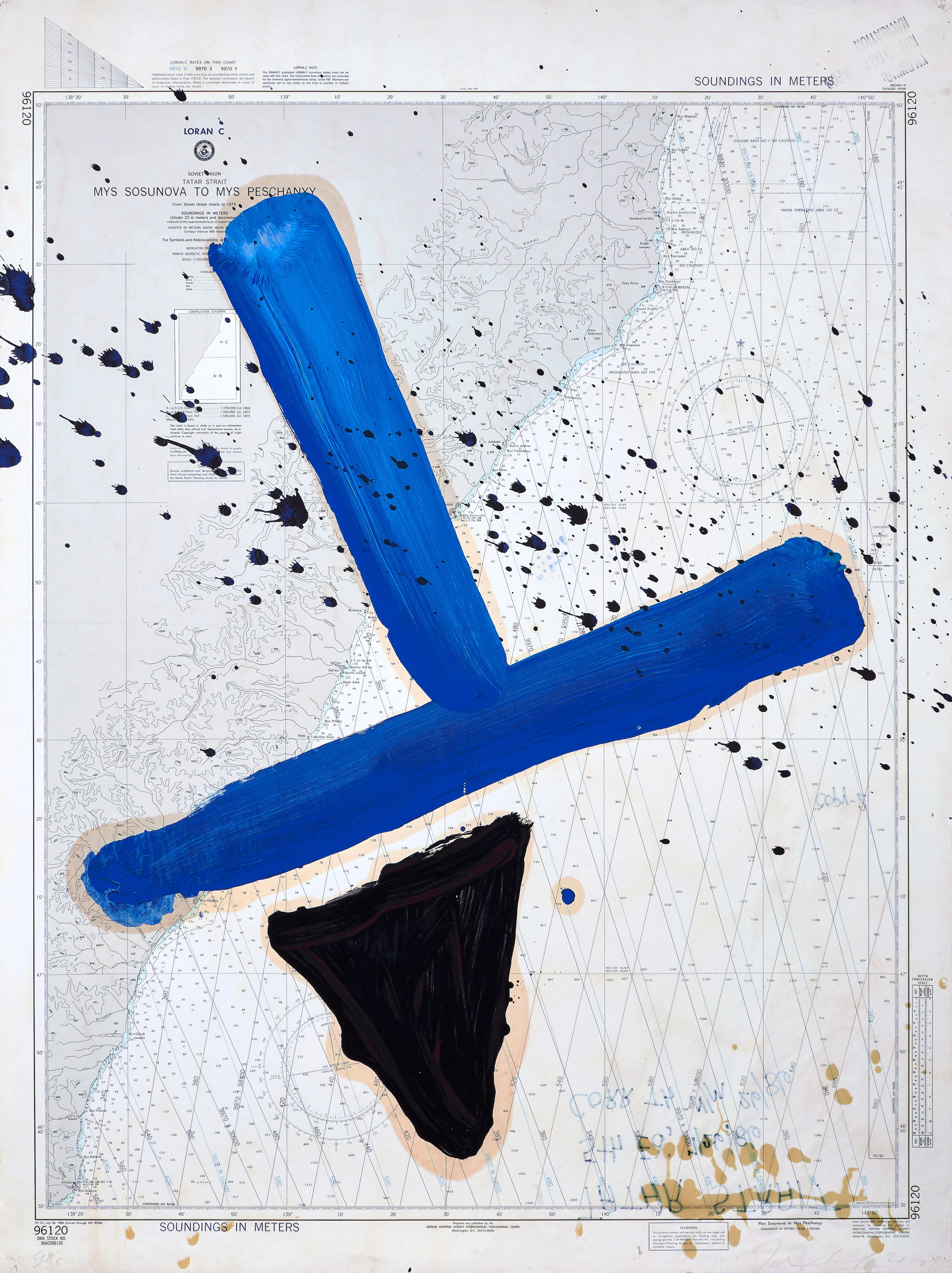 Julian SCHNABEL (Né en 1951) Composition - 1990...