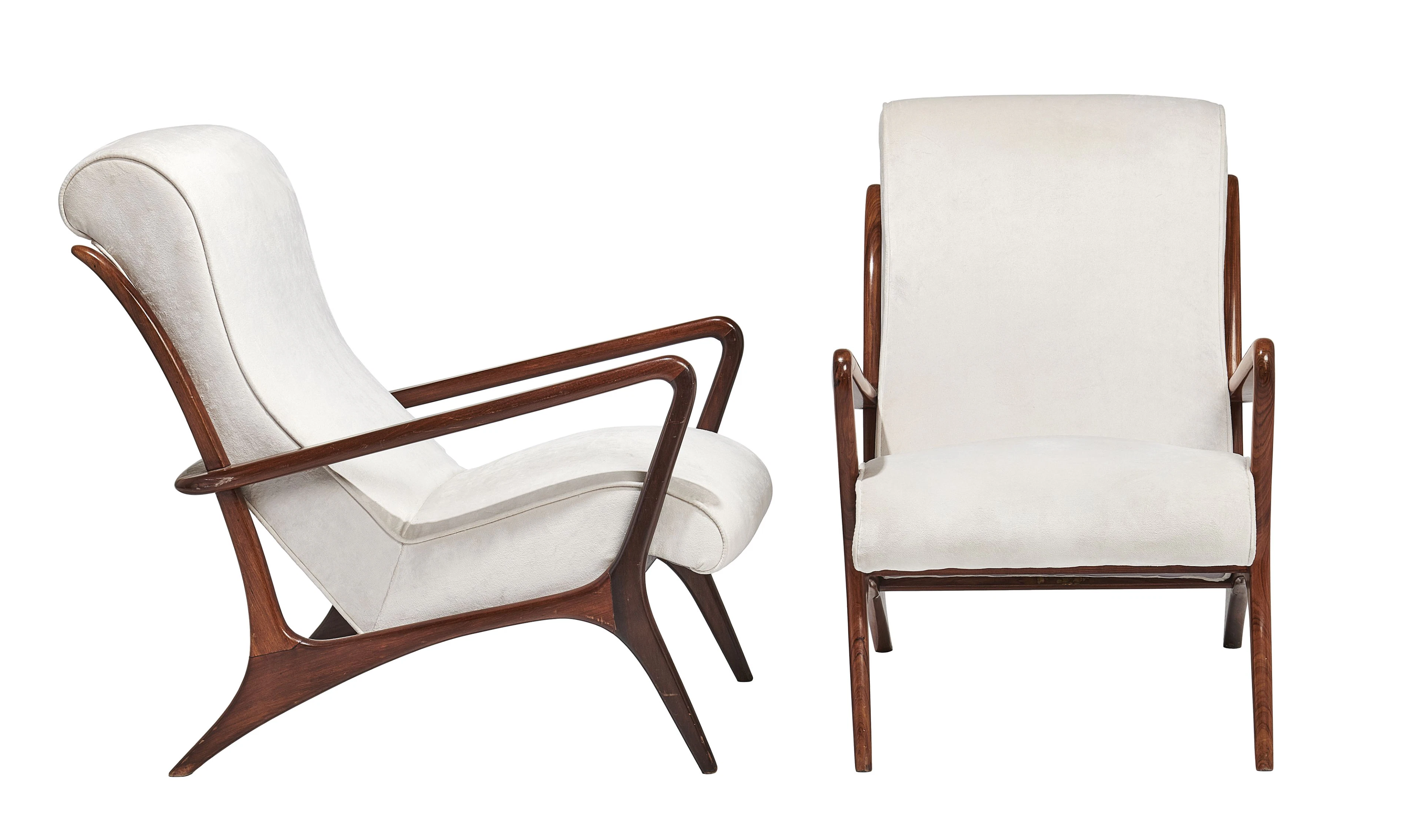 Vladimir KAGAN (1927-2016) Paire de fauteuils mod. 175 - circa 1956