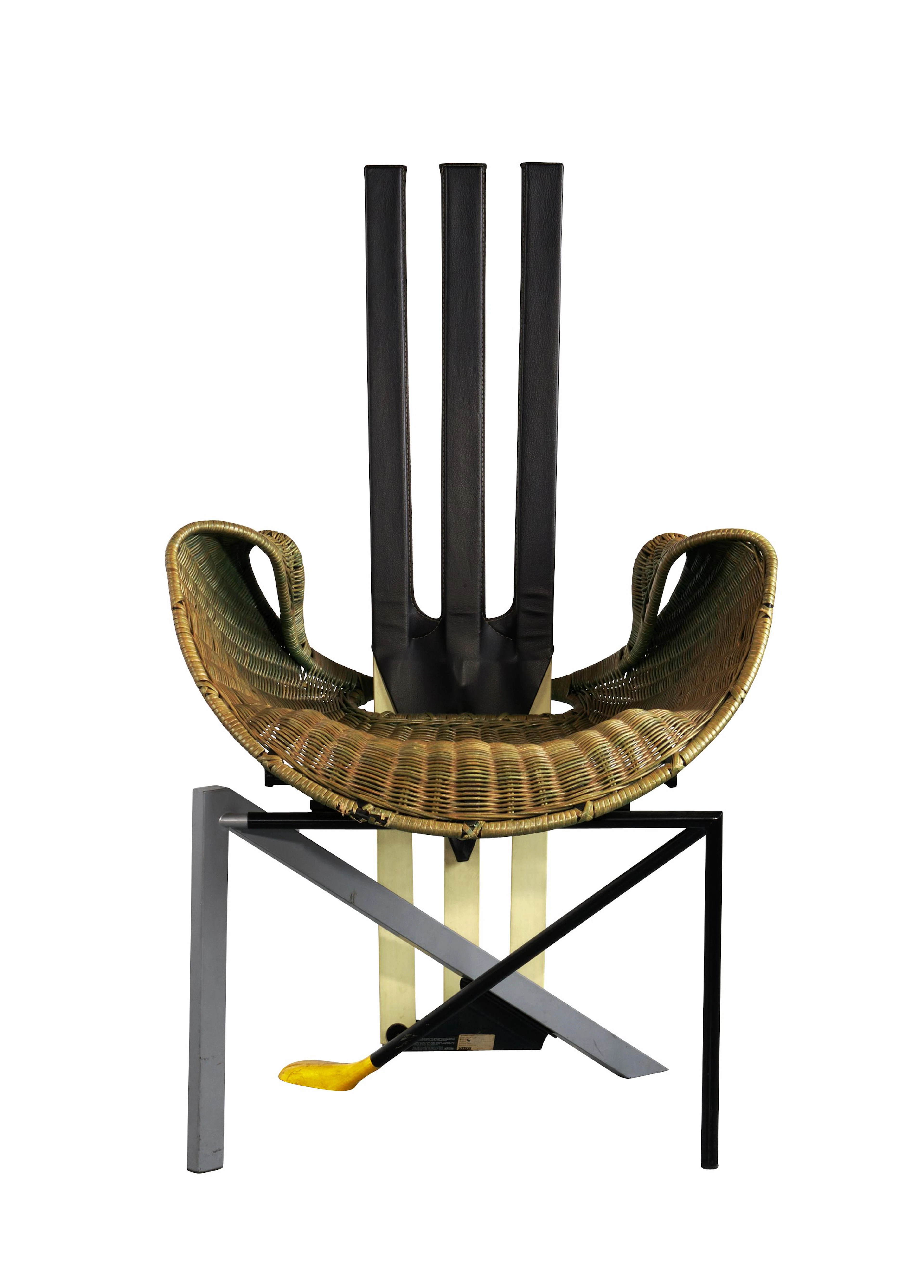 Paolo DEGANELLO (Né en 1940) Fauteuil « Documenta chair » - 1987