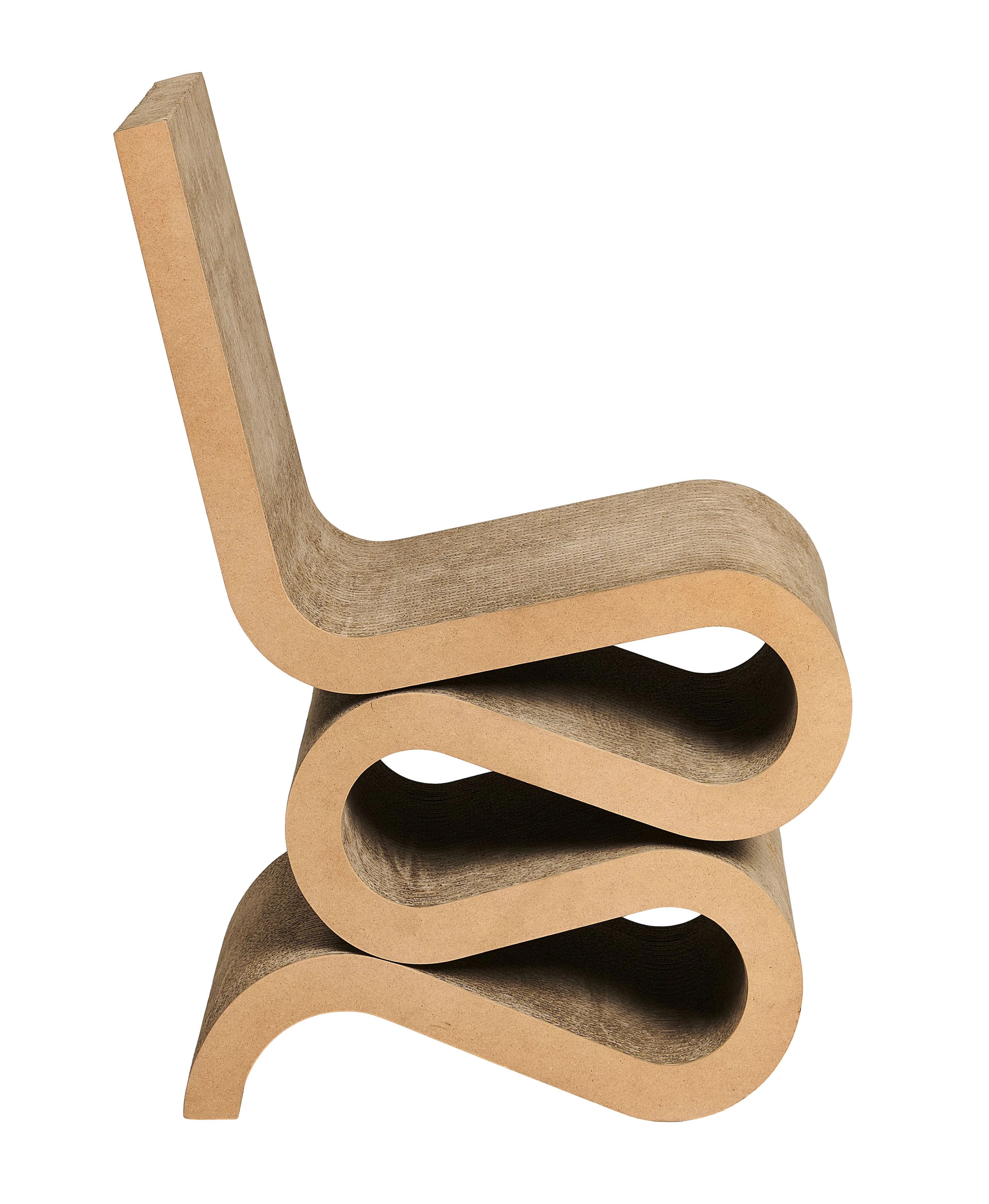 Franck GEHRY (Né en 1930) Chaise « Wiggle Side Chair » - modèle de 1972
