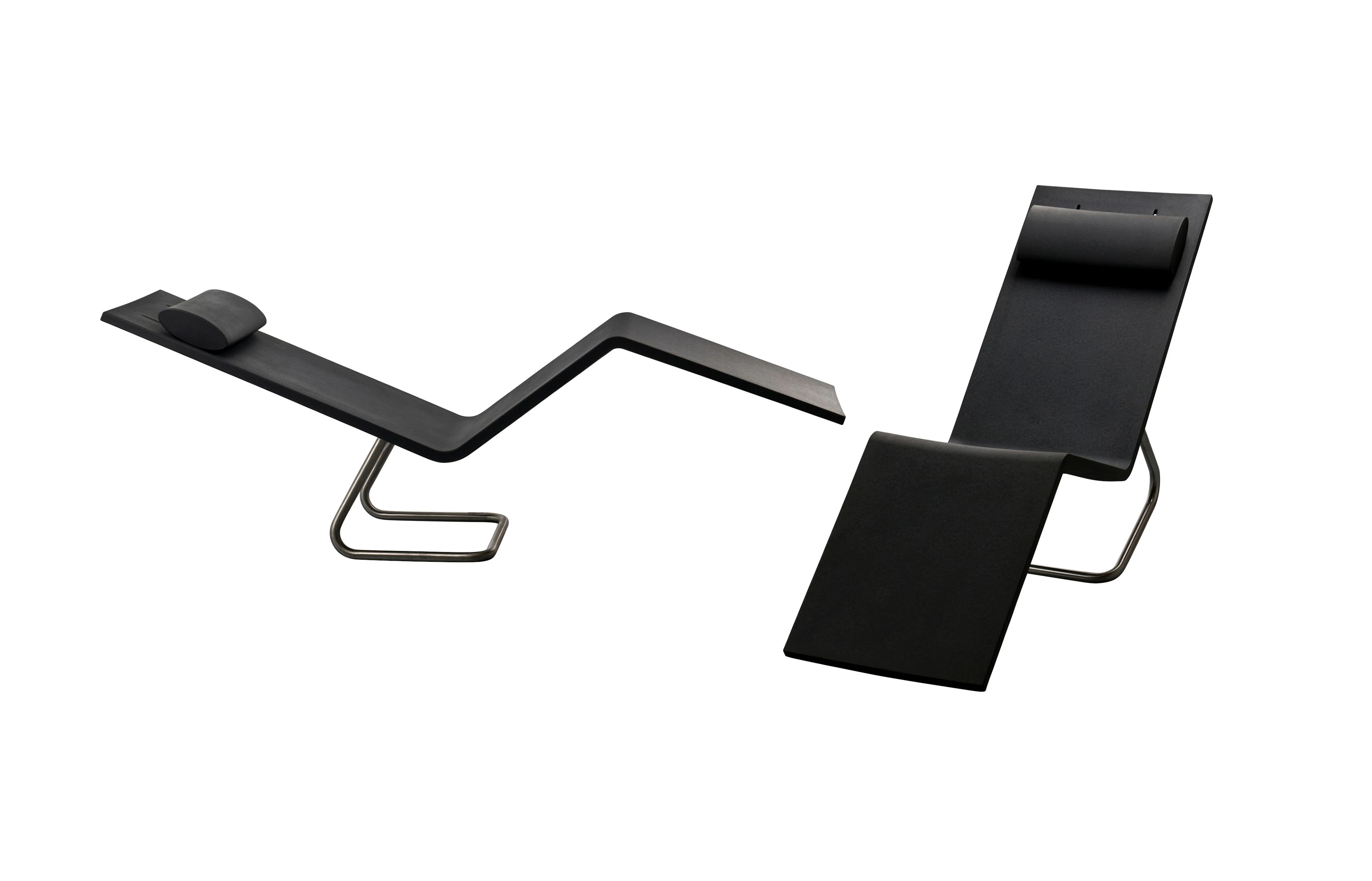 Maarten VAN SEVEREN (1956-2005) Paire de chaises longues « MVS » - 2006
