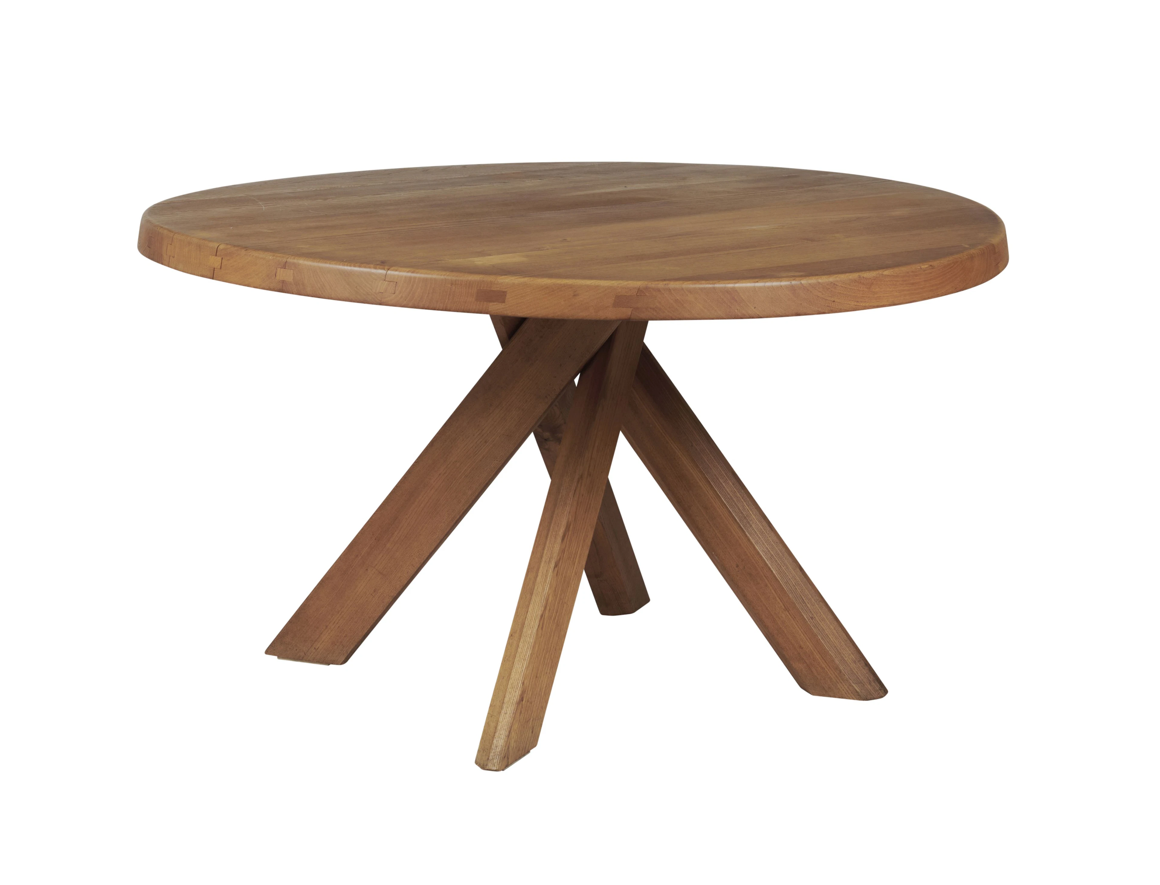 Pierre CHAPO (1927-1986) Table ronde modèle T21 dite «Sfax» - circa 1973