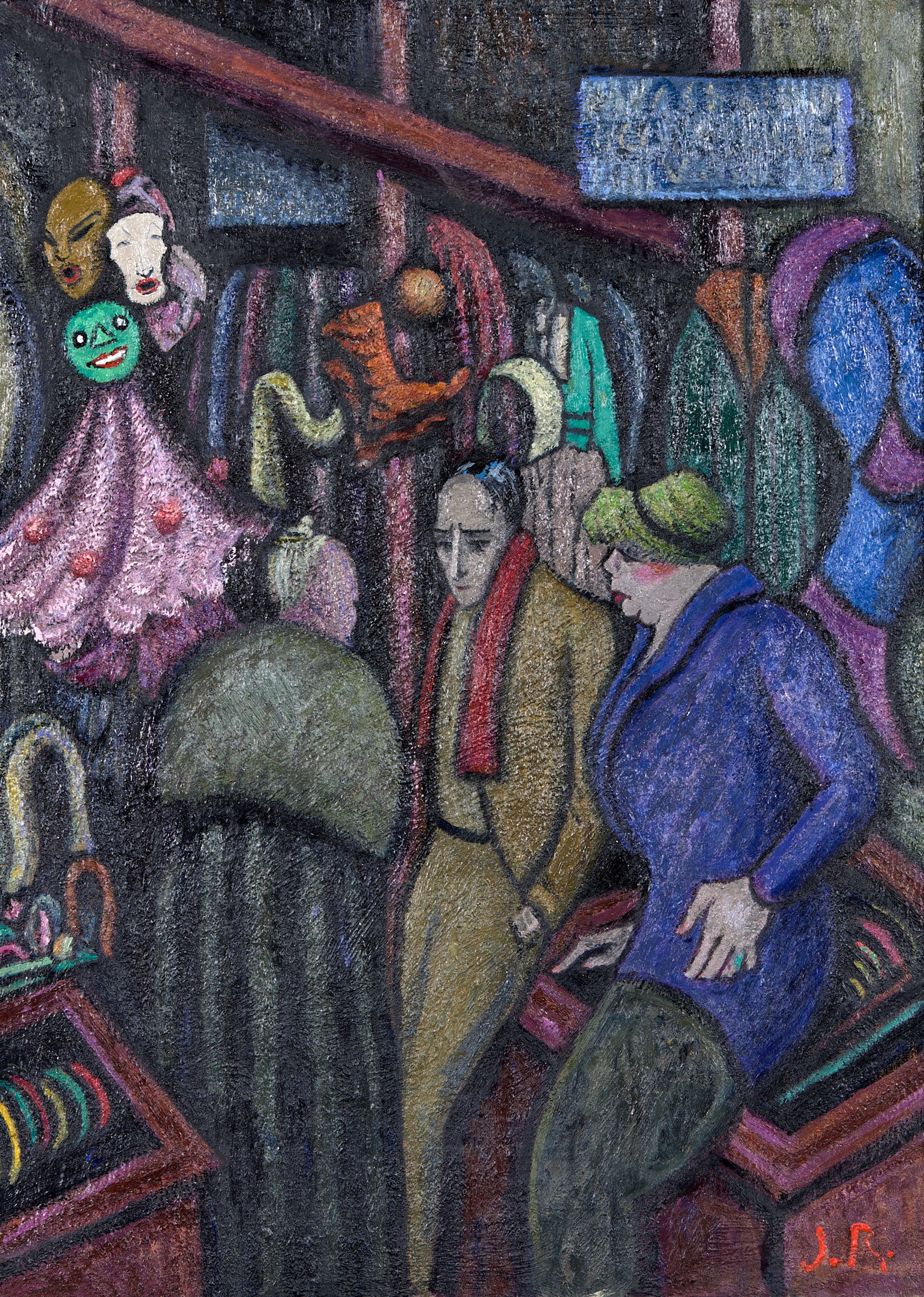 Juliette ROCHE 1884 - 1980 Rue Victor-Massé - 1912 Huile sur toile