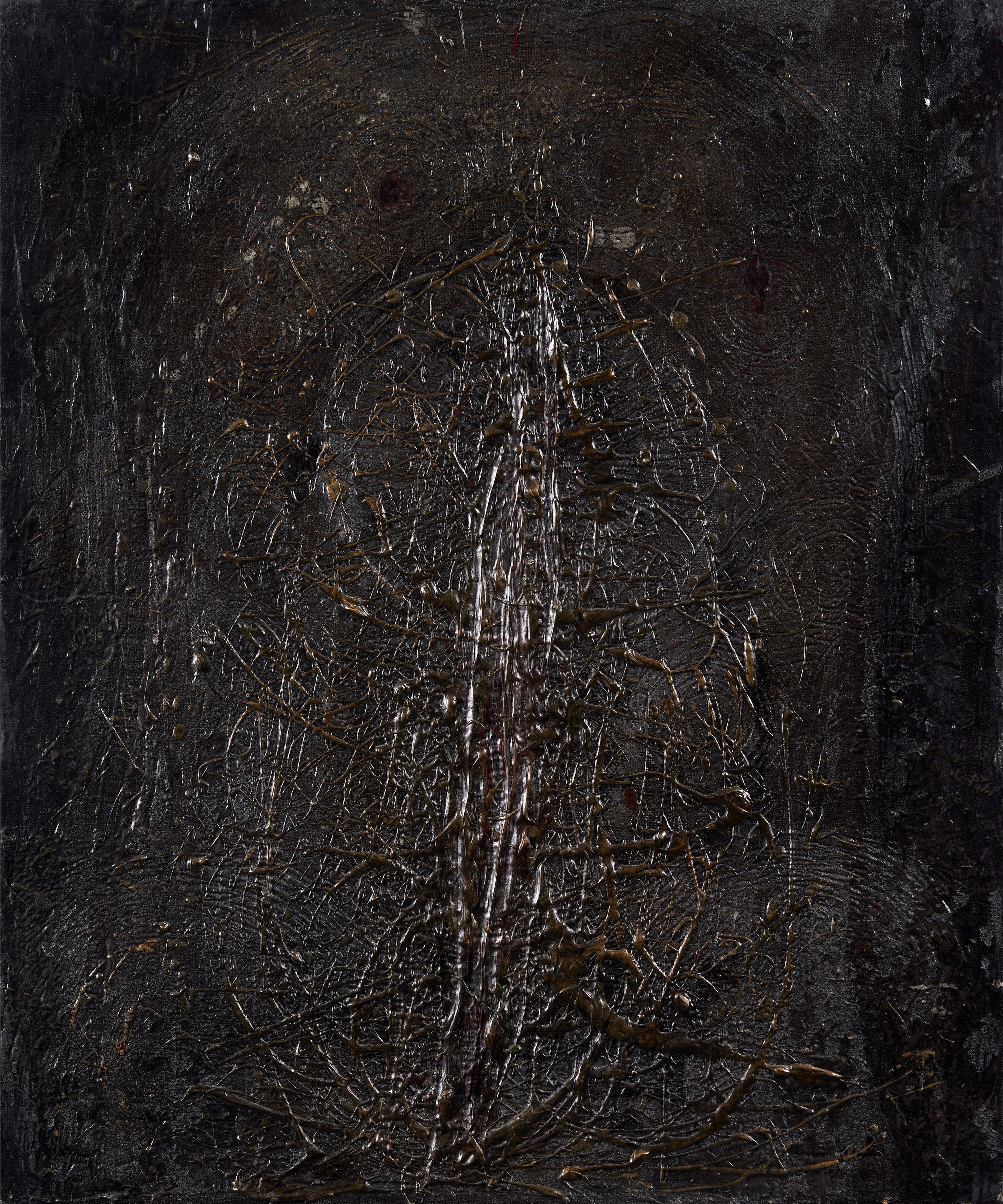 Modest CUIXART (1925 - 2007) Sans titre Technique mixte sur toile