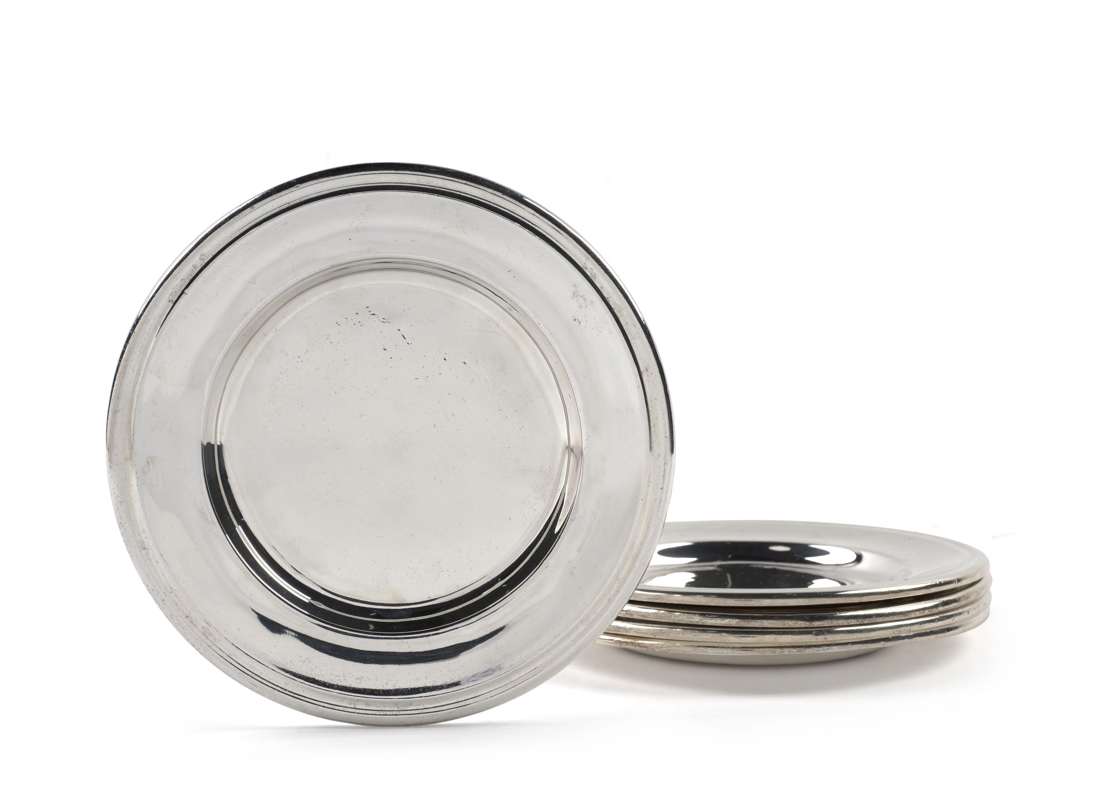 Suite de six assiettes CHRISTOFLE