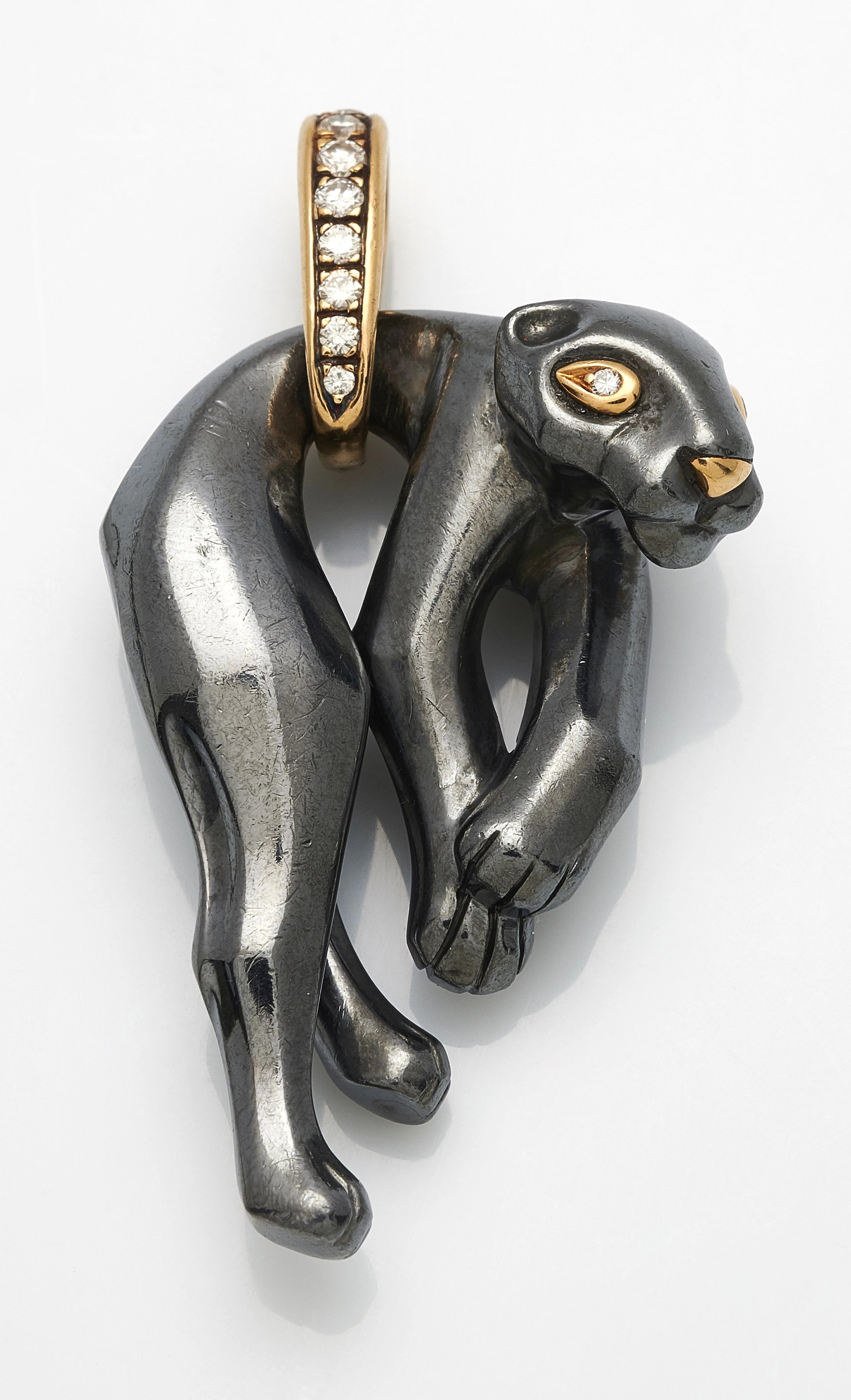 CARTIER Pendentif "Panthère molle"