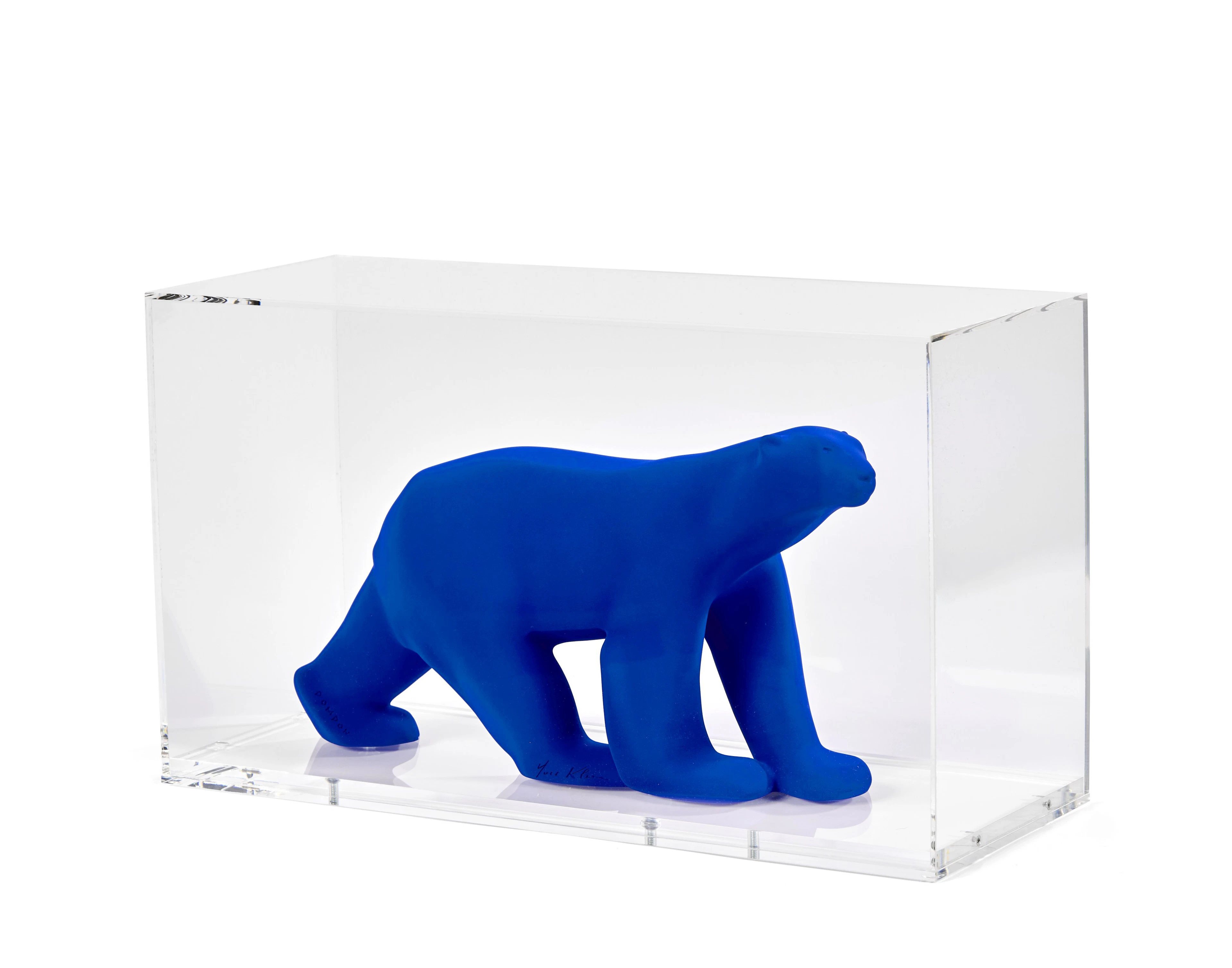 Yves KLEIN (d'après) x POMPOM Ours Pompom - 2021 Résine...