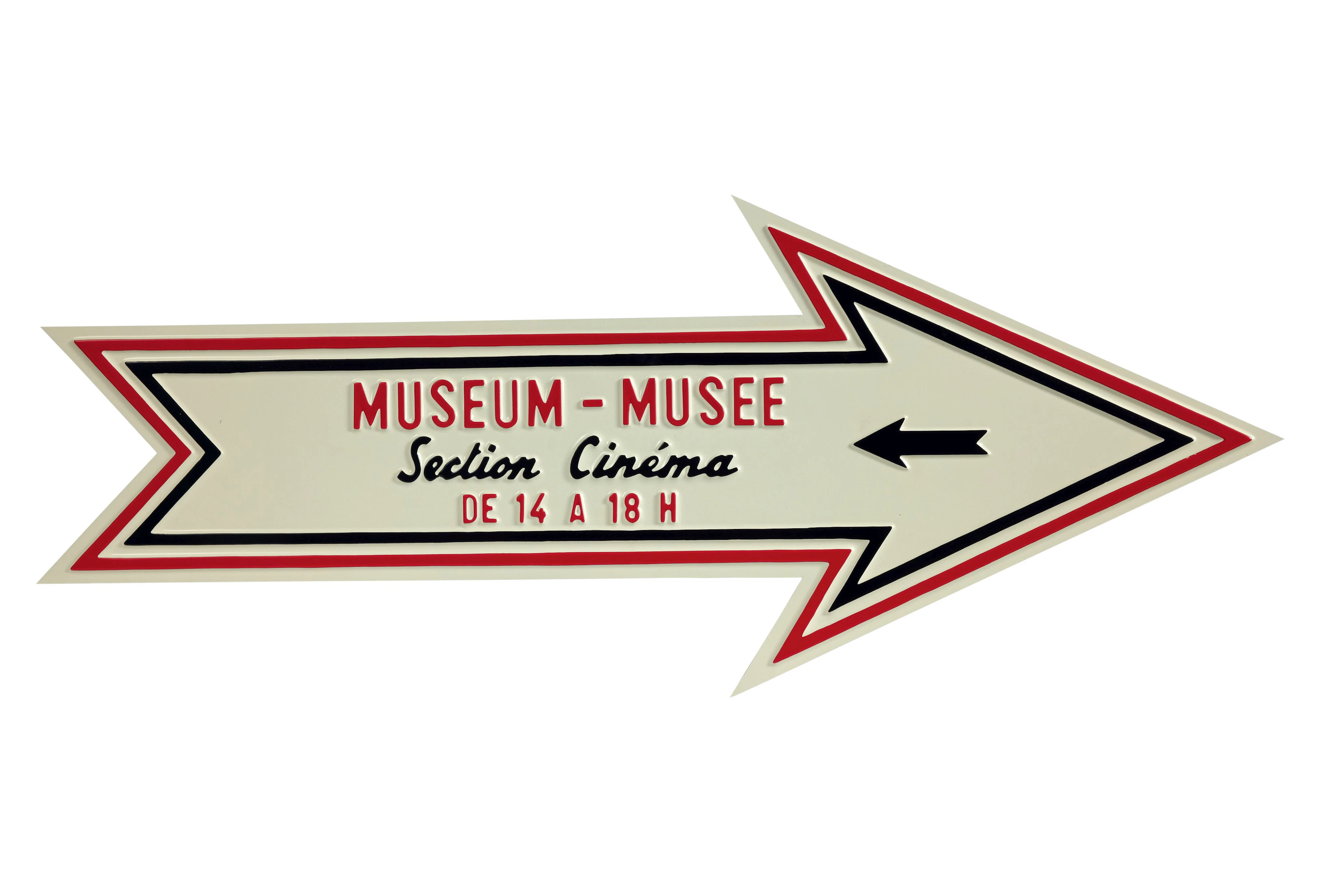 Marcel BROODTHAERS. Museum-Musée. Section Cinéma. 1971.