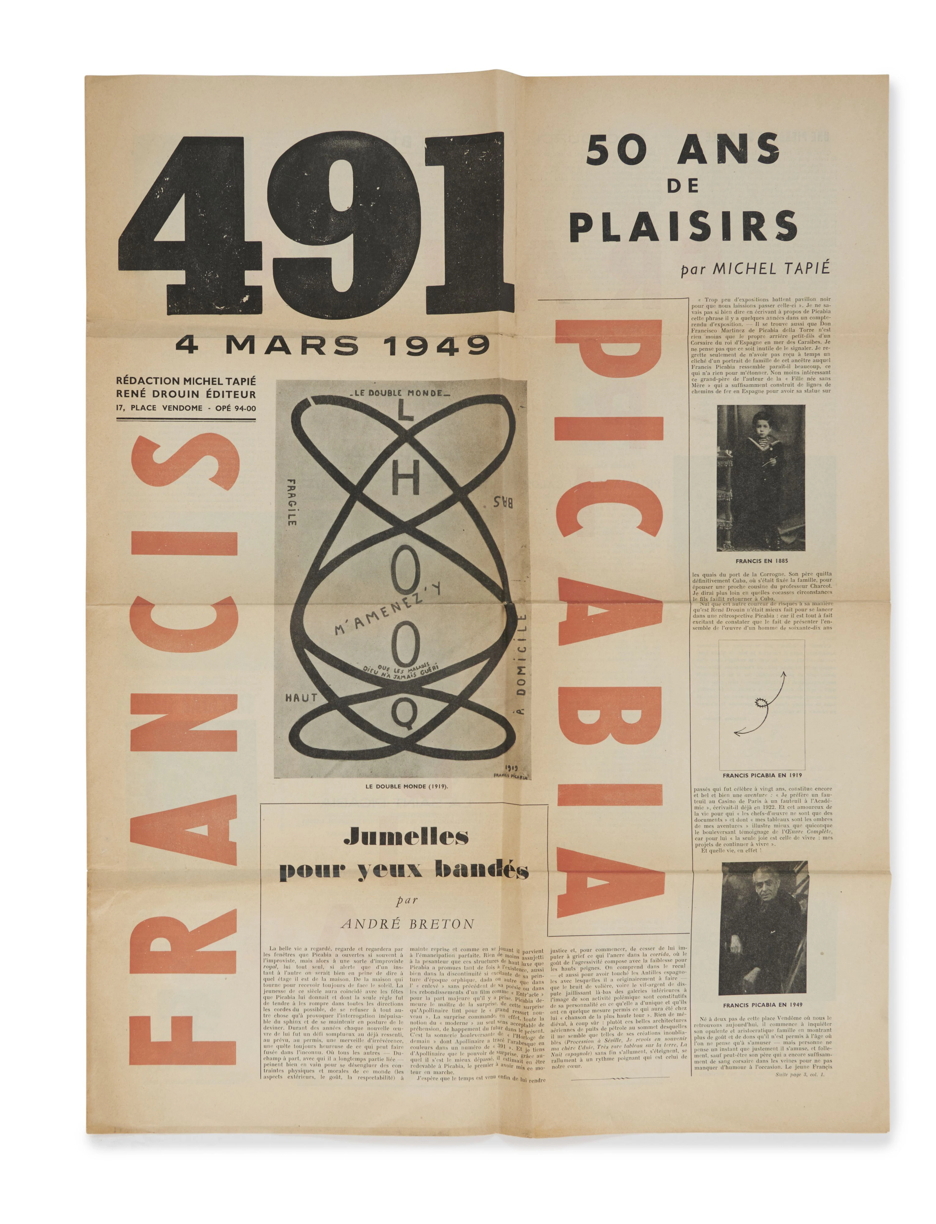 [REVUE]. 491. Paris, René Drouin éditeur, mars 1949.