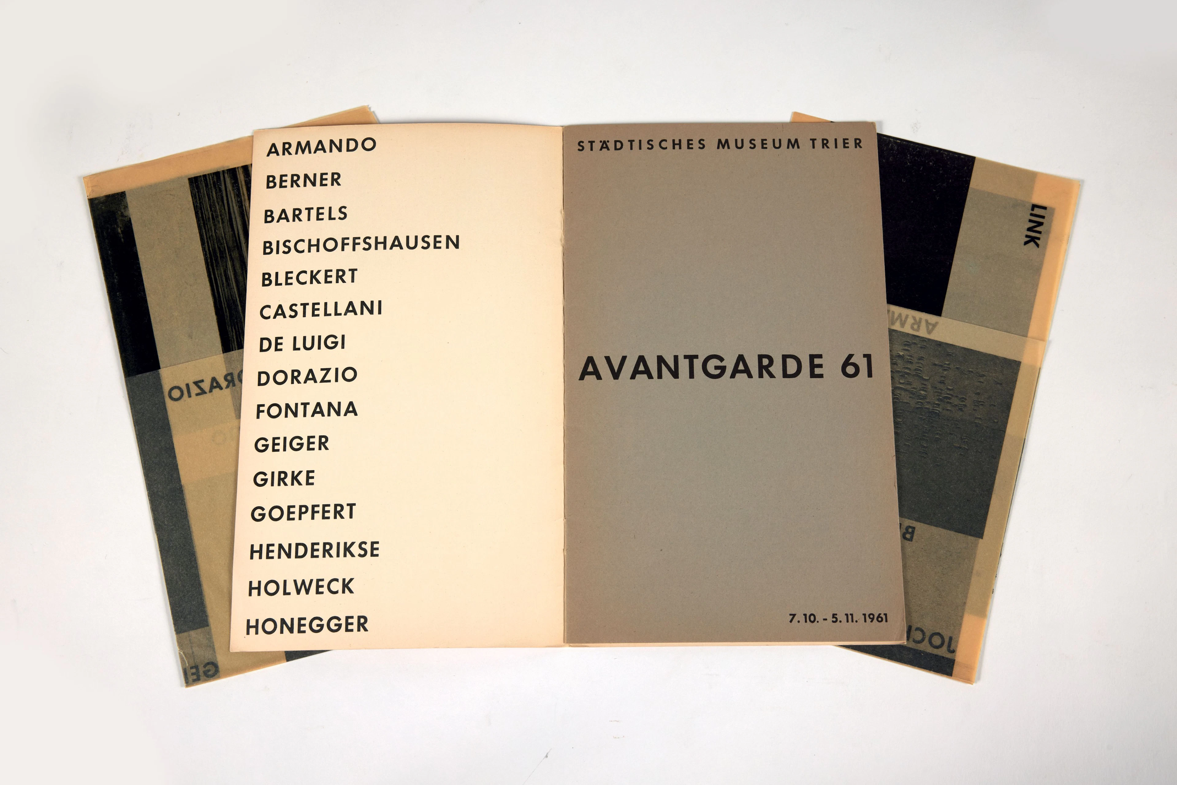 Avantgarde 61. Trier, 1961.
