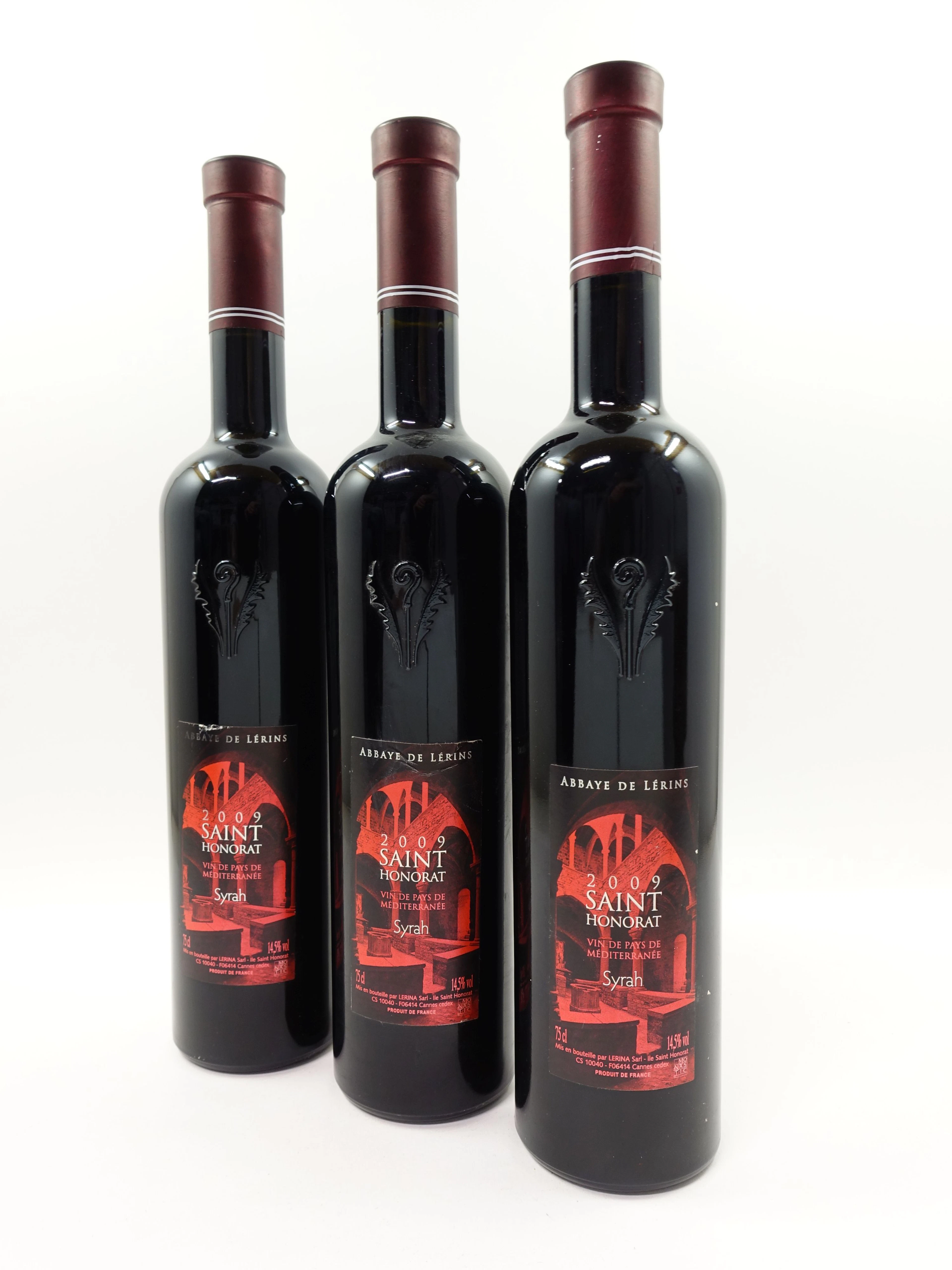 8 bouteilles ABBAYE DE LERINS 2009 Saint Honorât