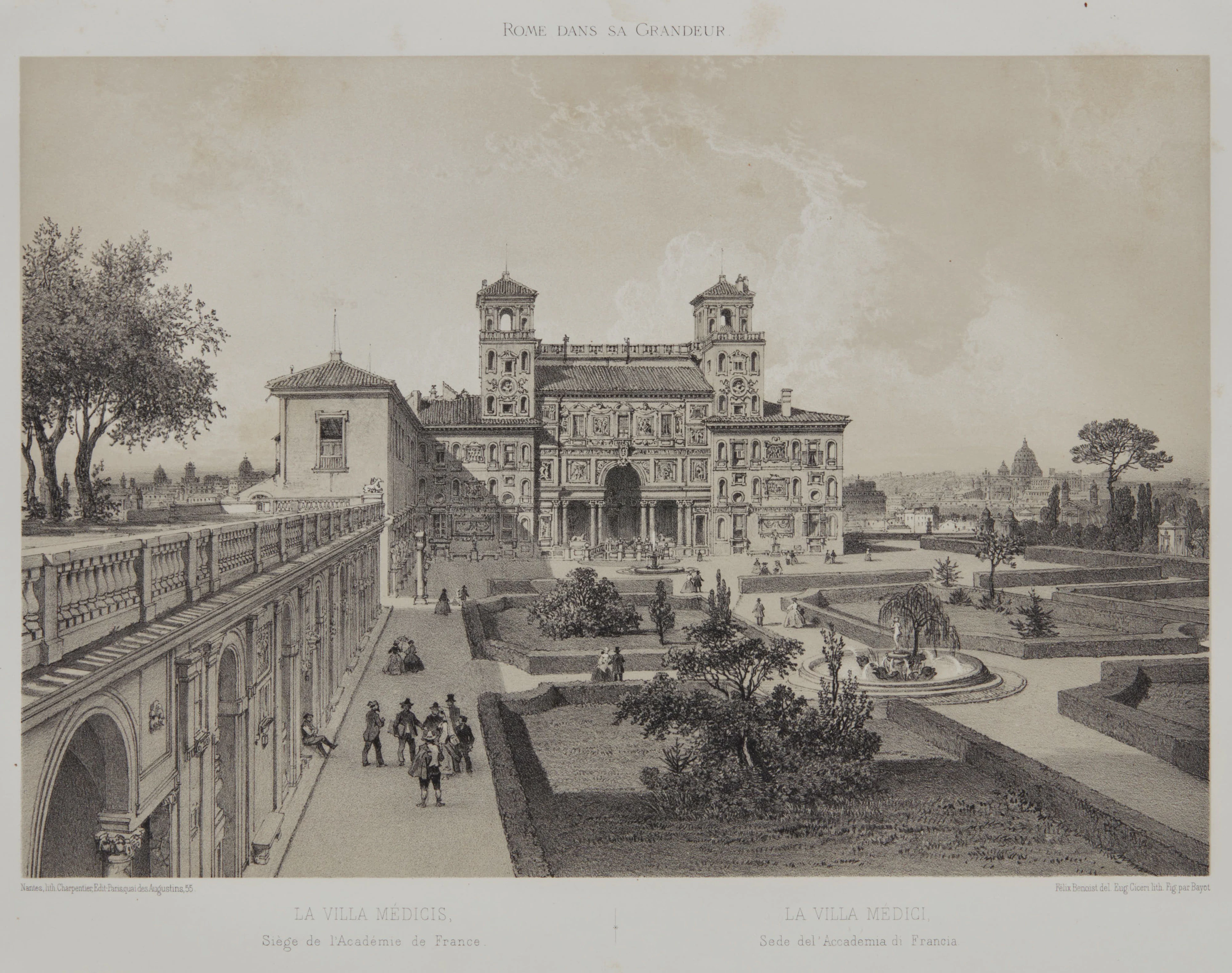 Gravure en noir et blanc