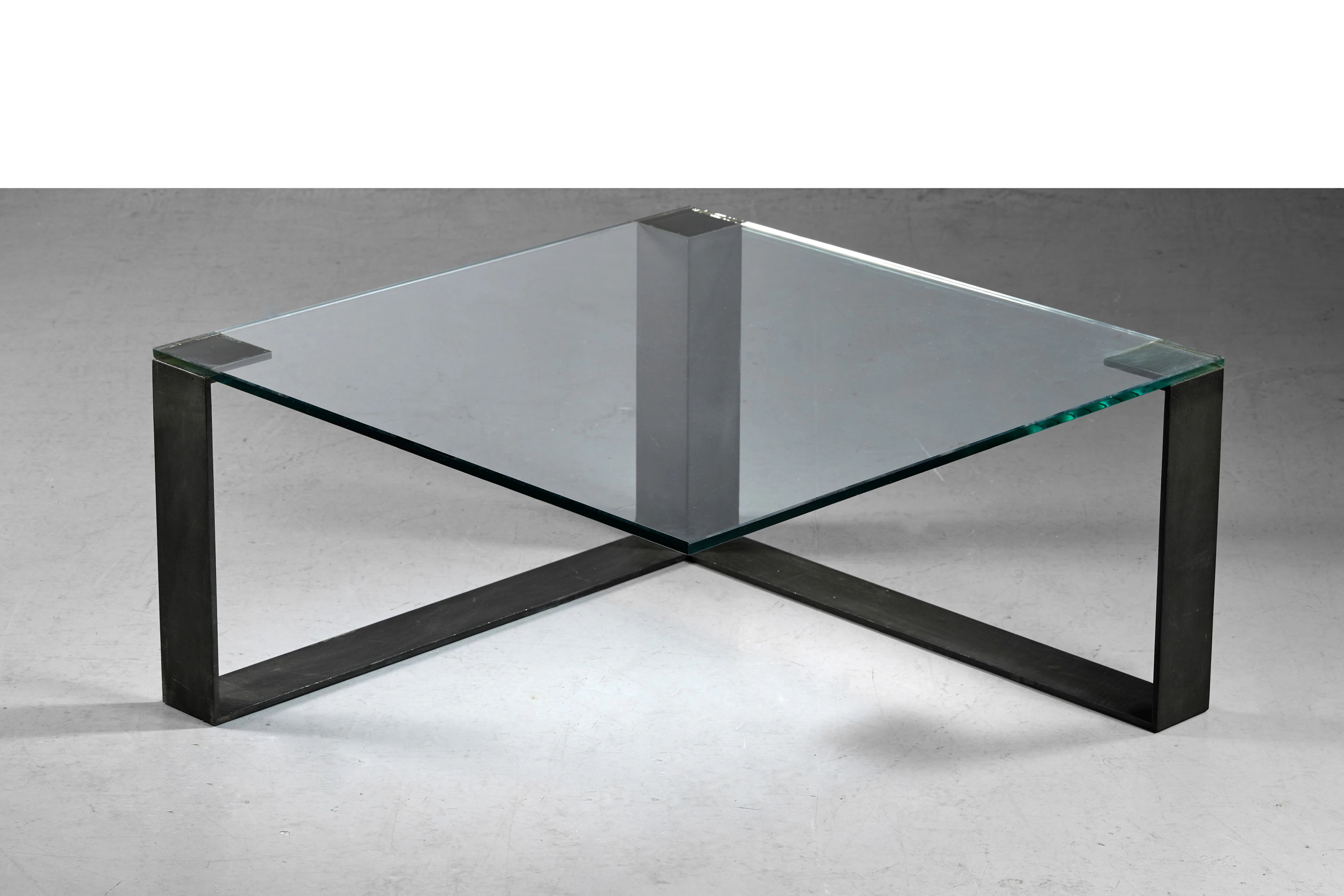 Andrée PUTMAN & ECART PARIS (1925-2013) Table basse "Pierre Boulez" - 1989