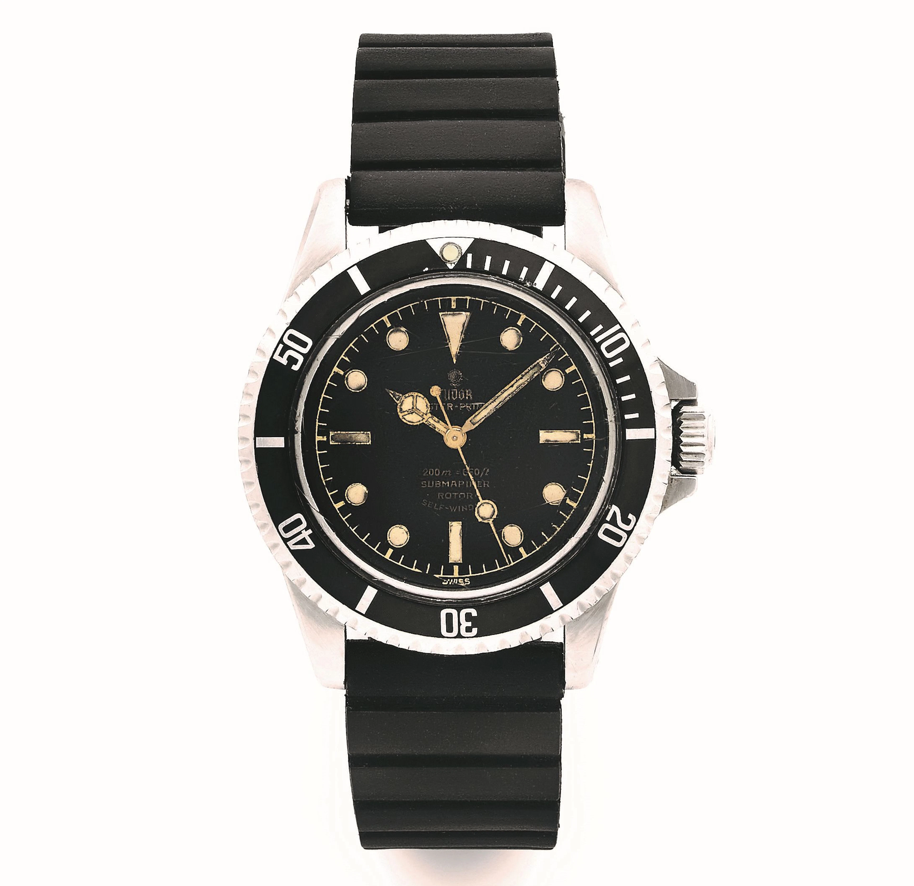TUDOR Oyster Prince Submariner « Square Crown Guards / Meter first »